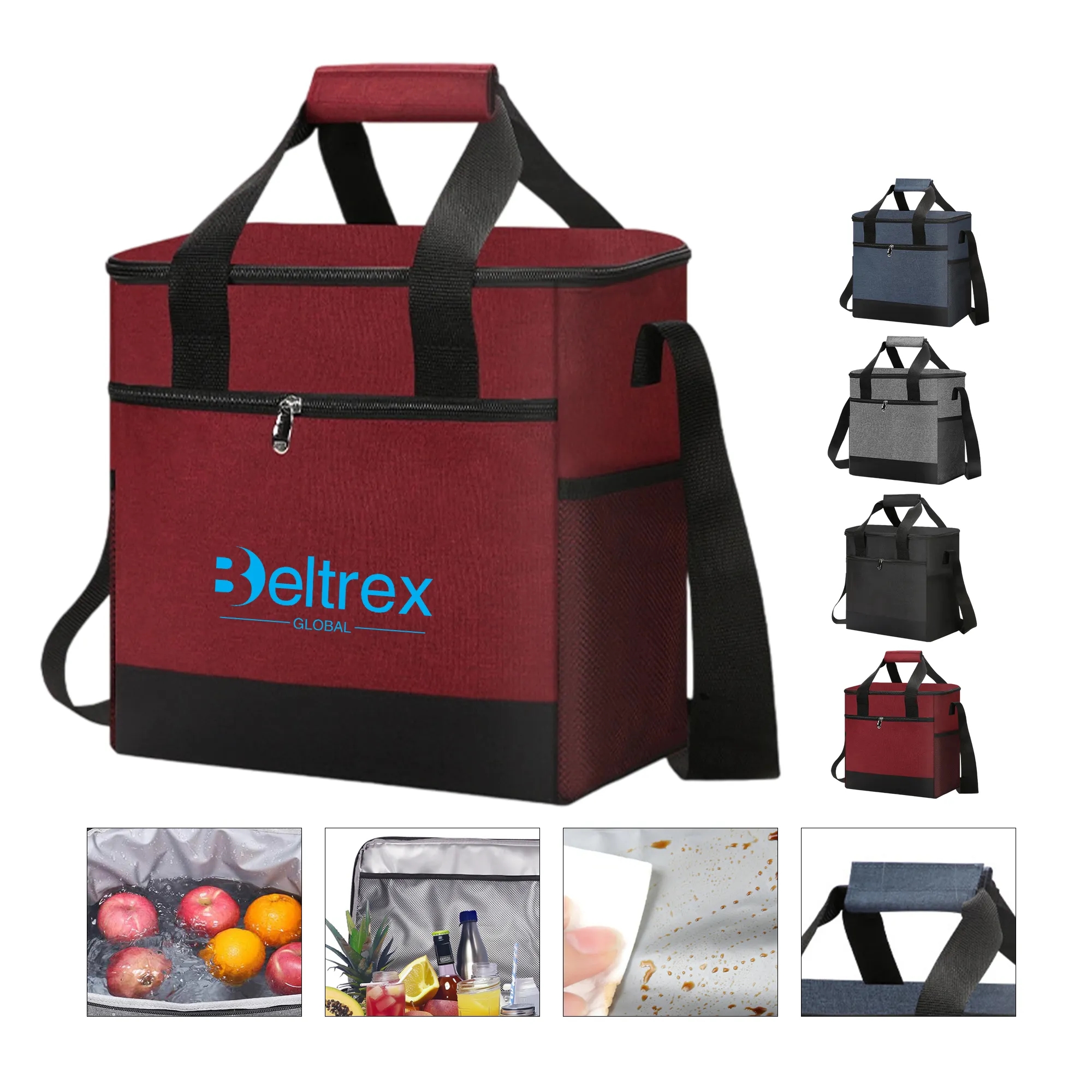 15L Oxford Cloth Picnic Cooler Bag for Outdoor Adventures 5