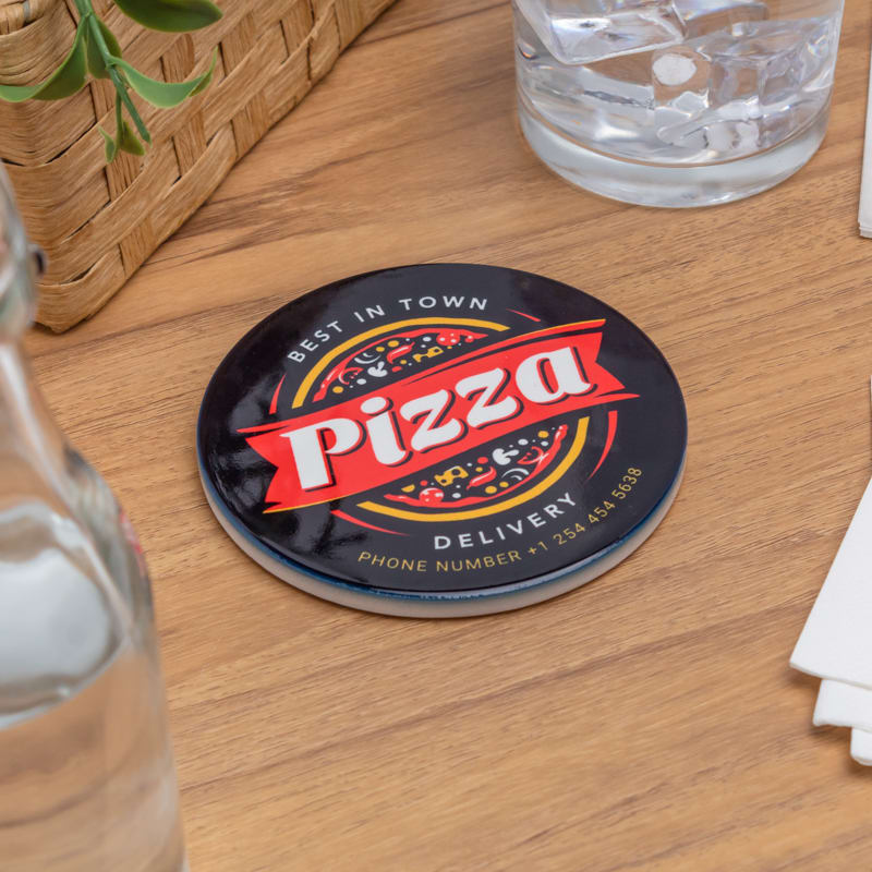 4 Inch Full Color Round Ceramic Coasters 7