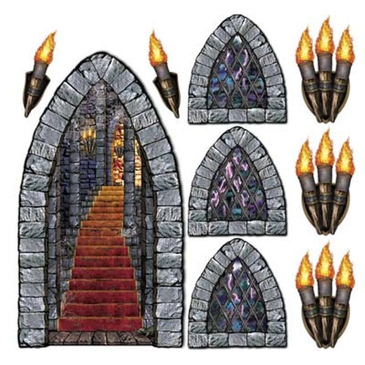 Stairway, Window & Torch Props