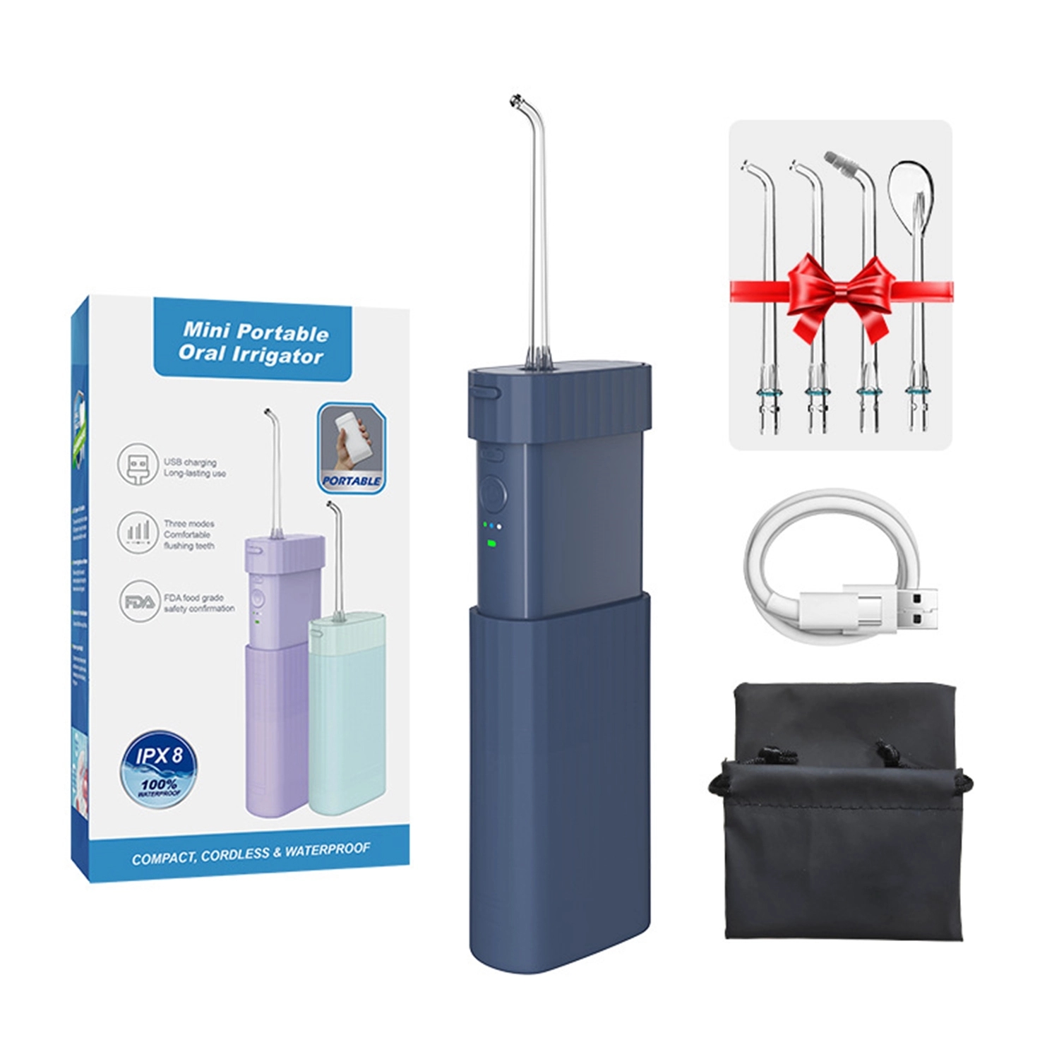 Travel Water Flosser Teeth Dental Cordless Cleaner 3