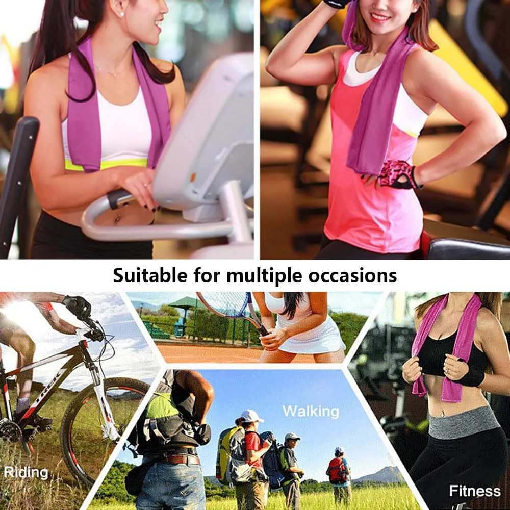 Sports Towel with Silicone Storage Bag 1