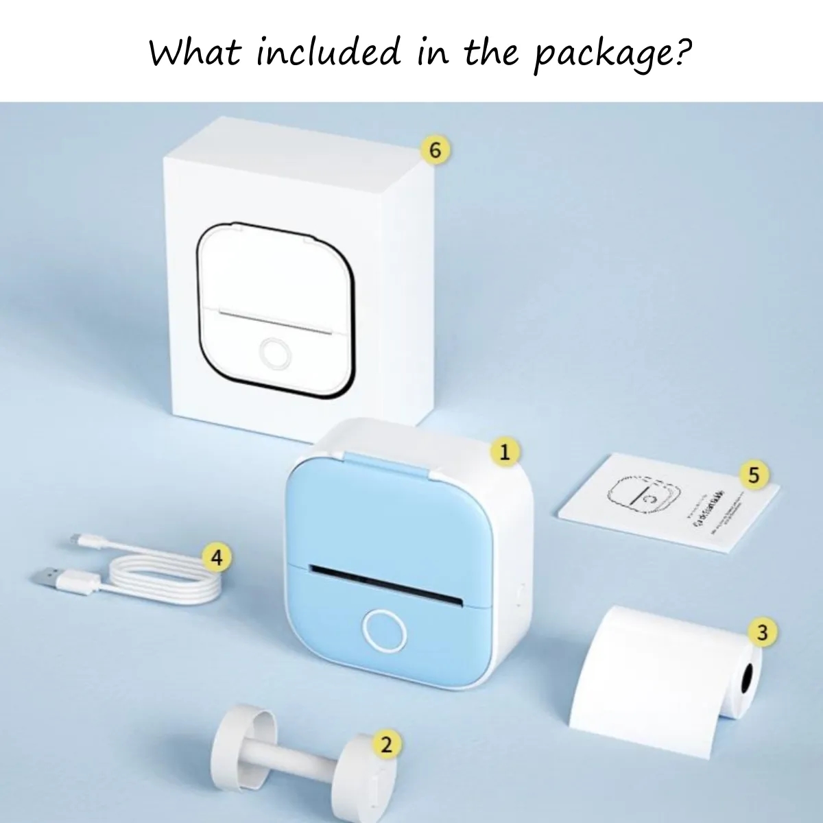 Bluetooth Wireless Portable Phone Printer 5