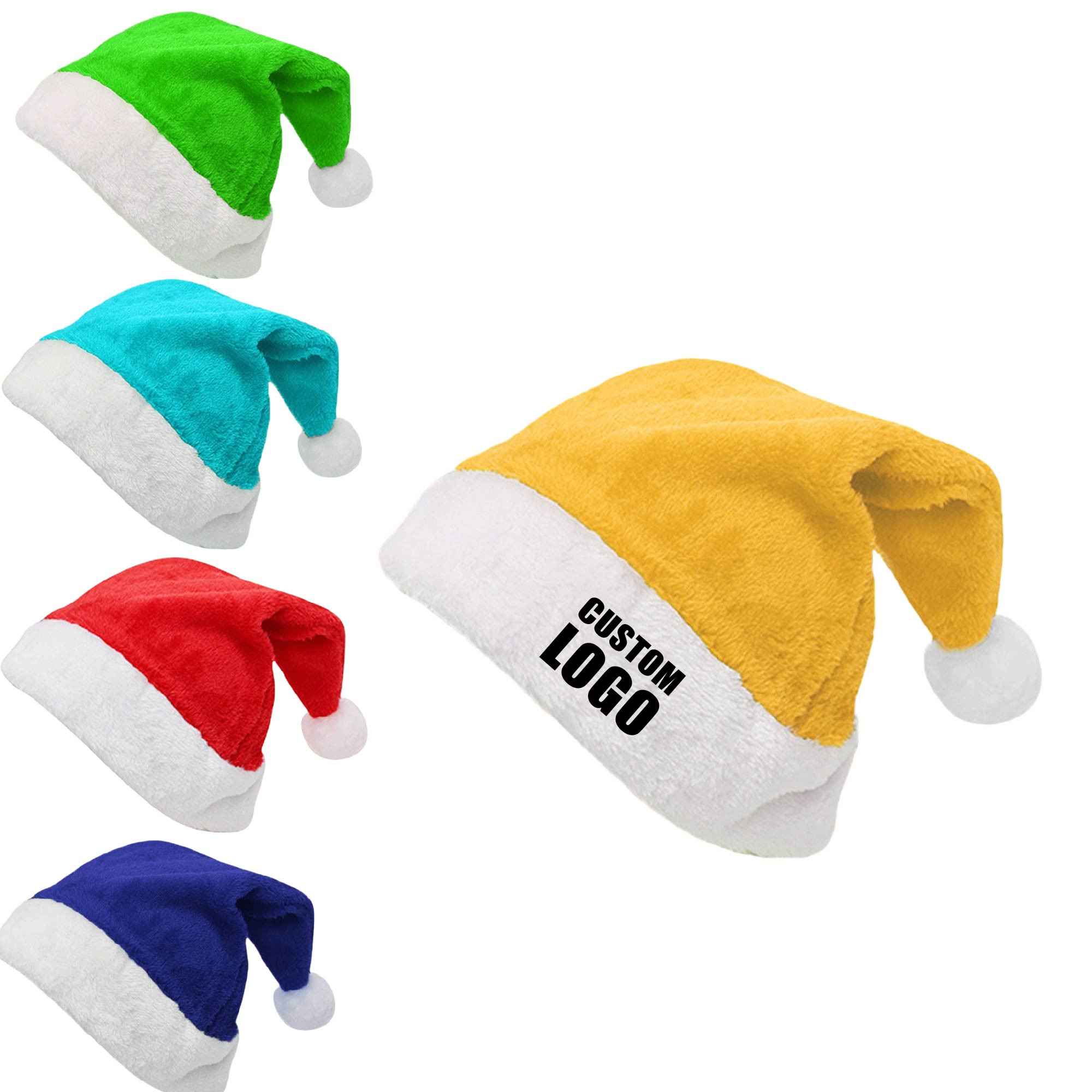 MOQ 10 pcs Christmas Decor Santa Hat 3