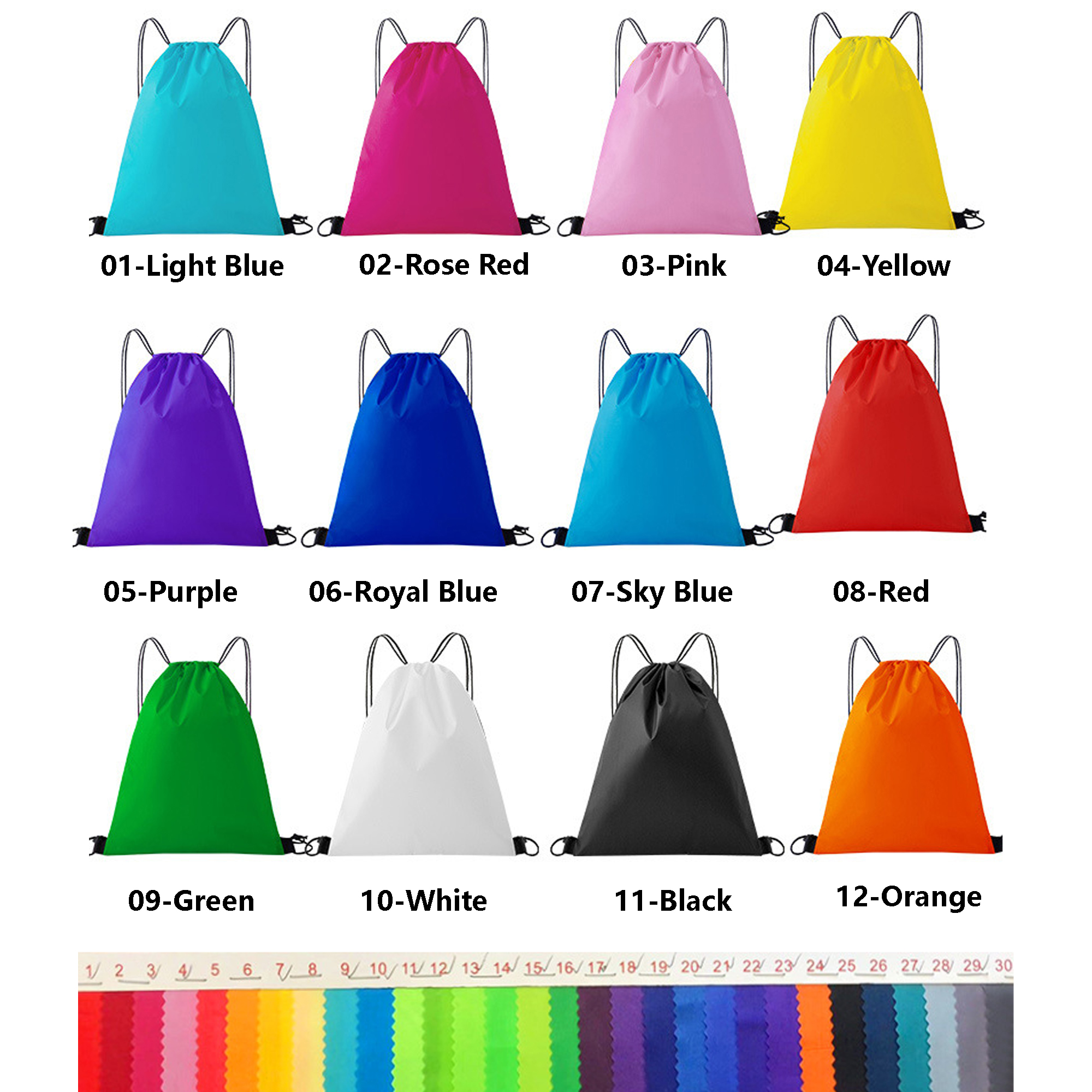 Waterproof Drawstring Backpack, Eco-Friendly 4