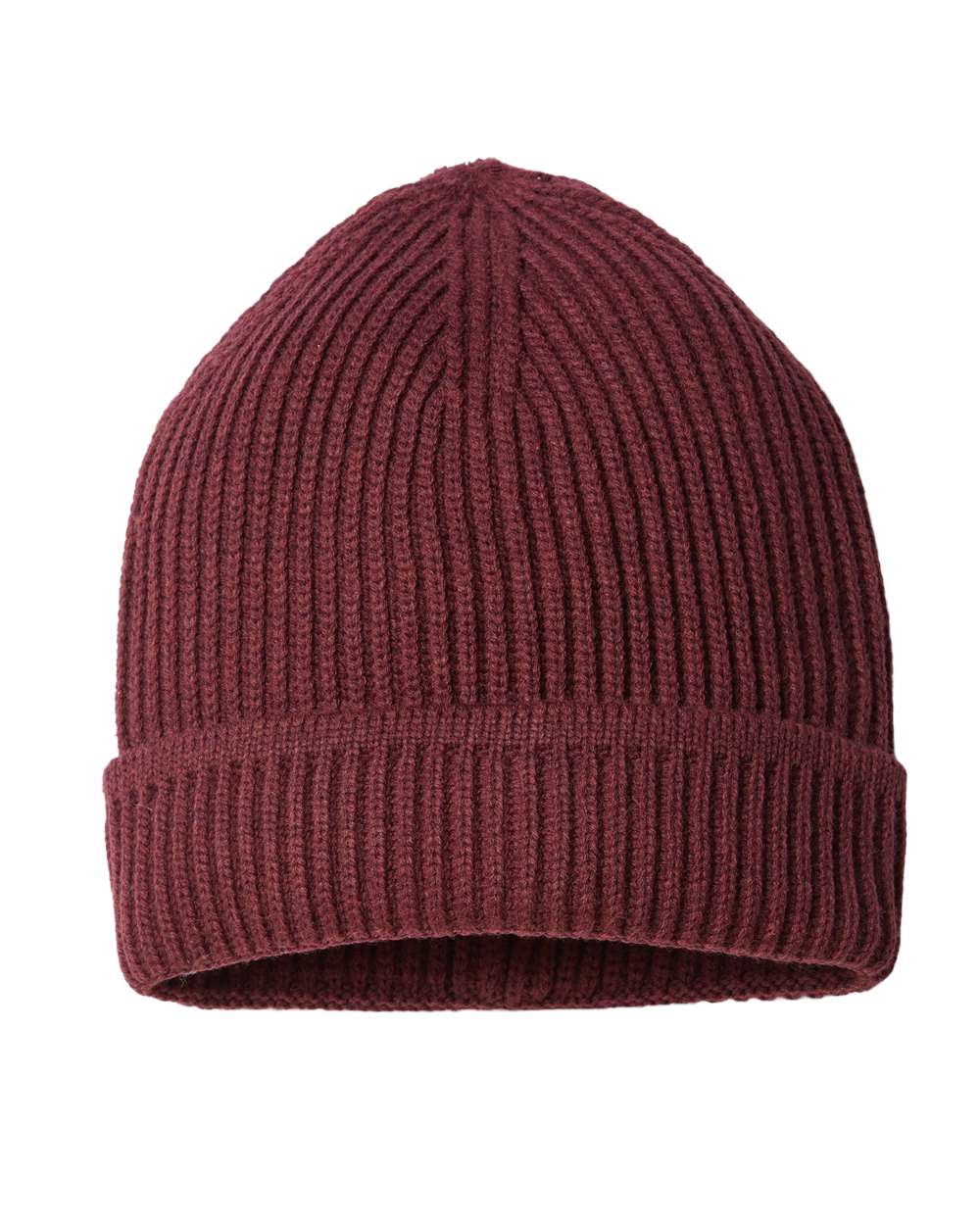 Sustainable Finish Edge Cuffed Beanie - MAPLE 3