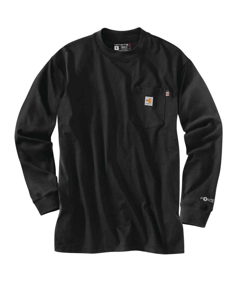 Carhartt 100235 Mens Flame Resistant Force Loose Fit Midweight Long-Sleeve Pocket T-Shirt 3