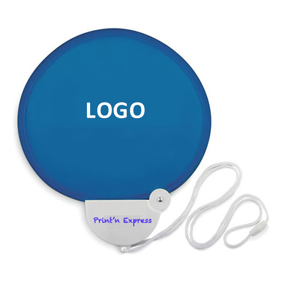 Foldable Polyester Fan With Cord 4