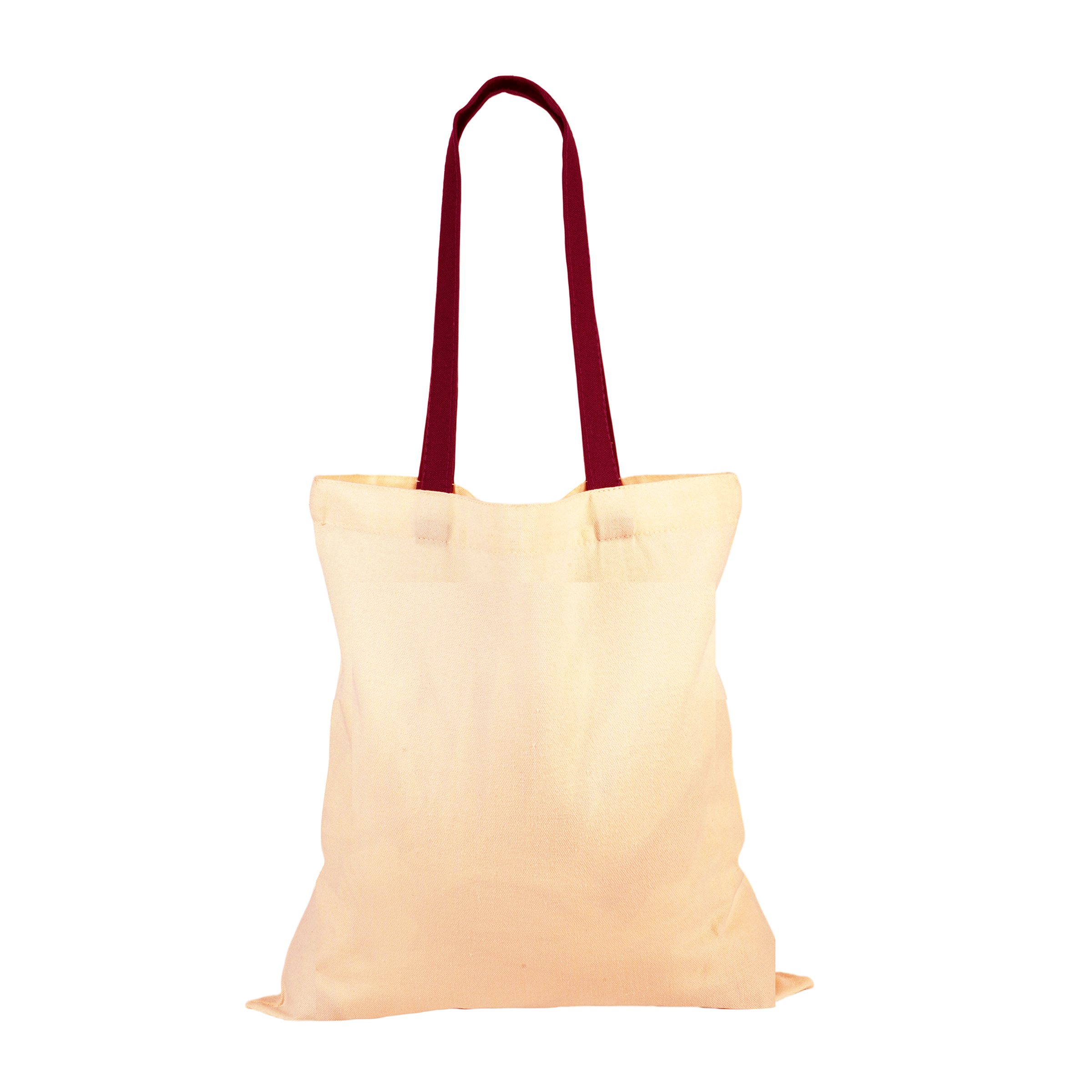 Canvas Customizable Solid Color Tote Bag, custom tote bag with logo imprint 5
