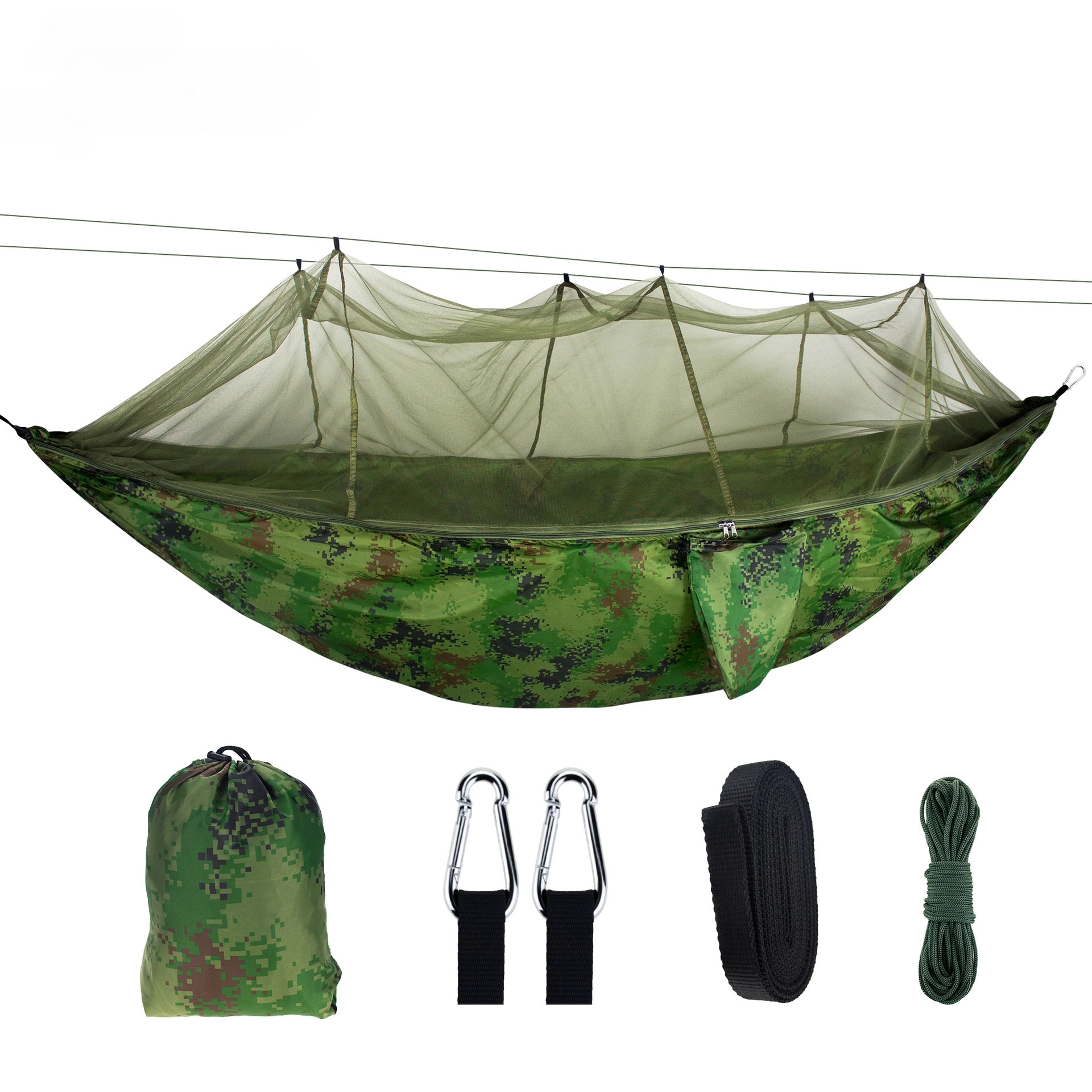 Camping Hammock With Net 1