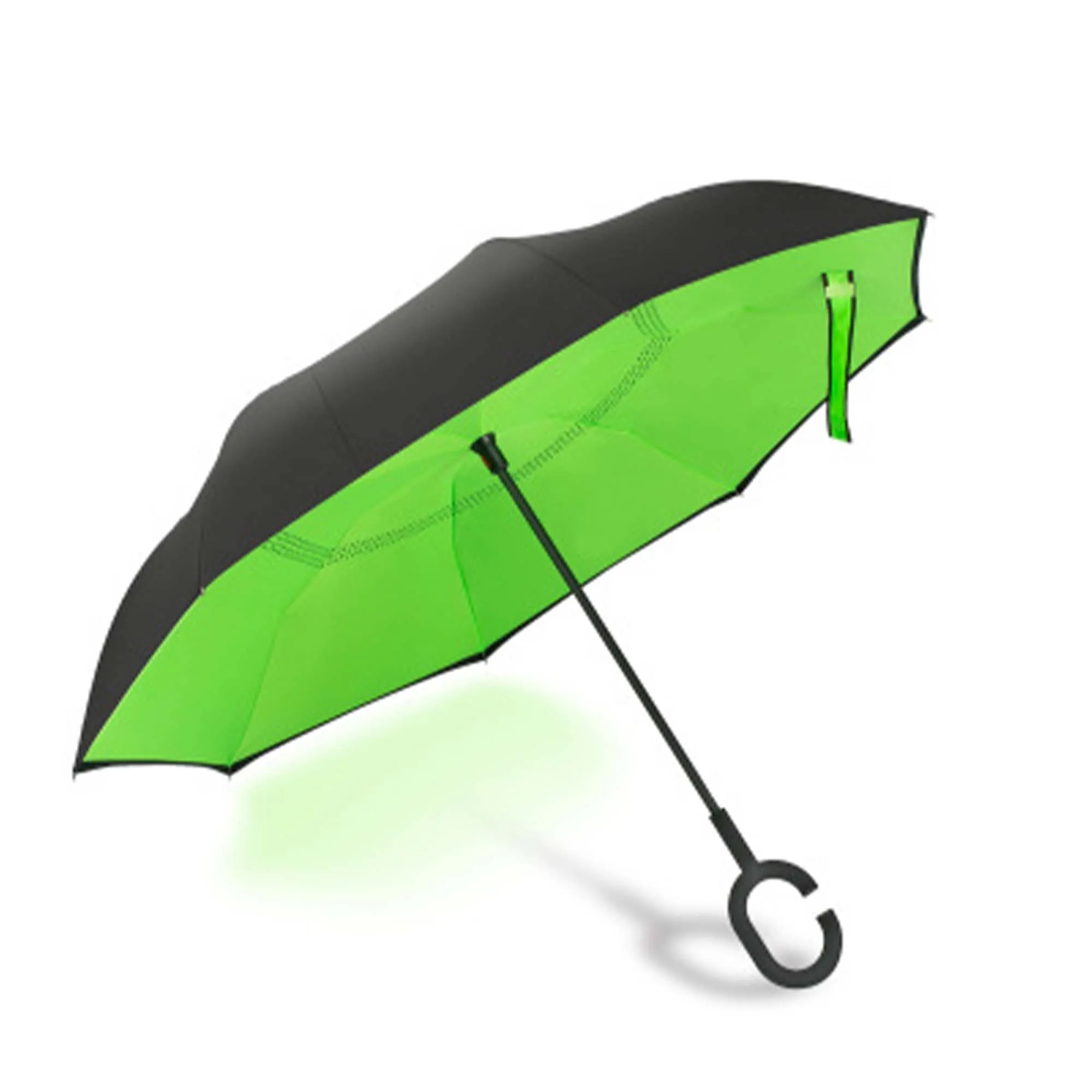 C Shape Handle Double Layer Inverted Umbrella 3