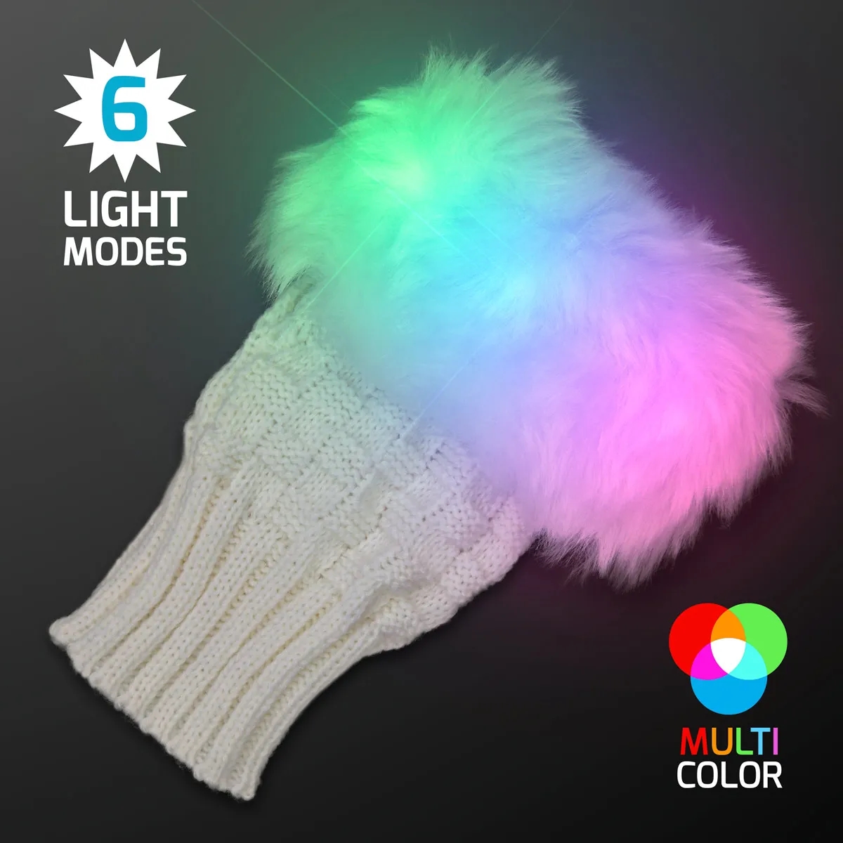Fingerless LED Gloves 4