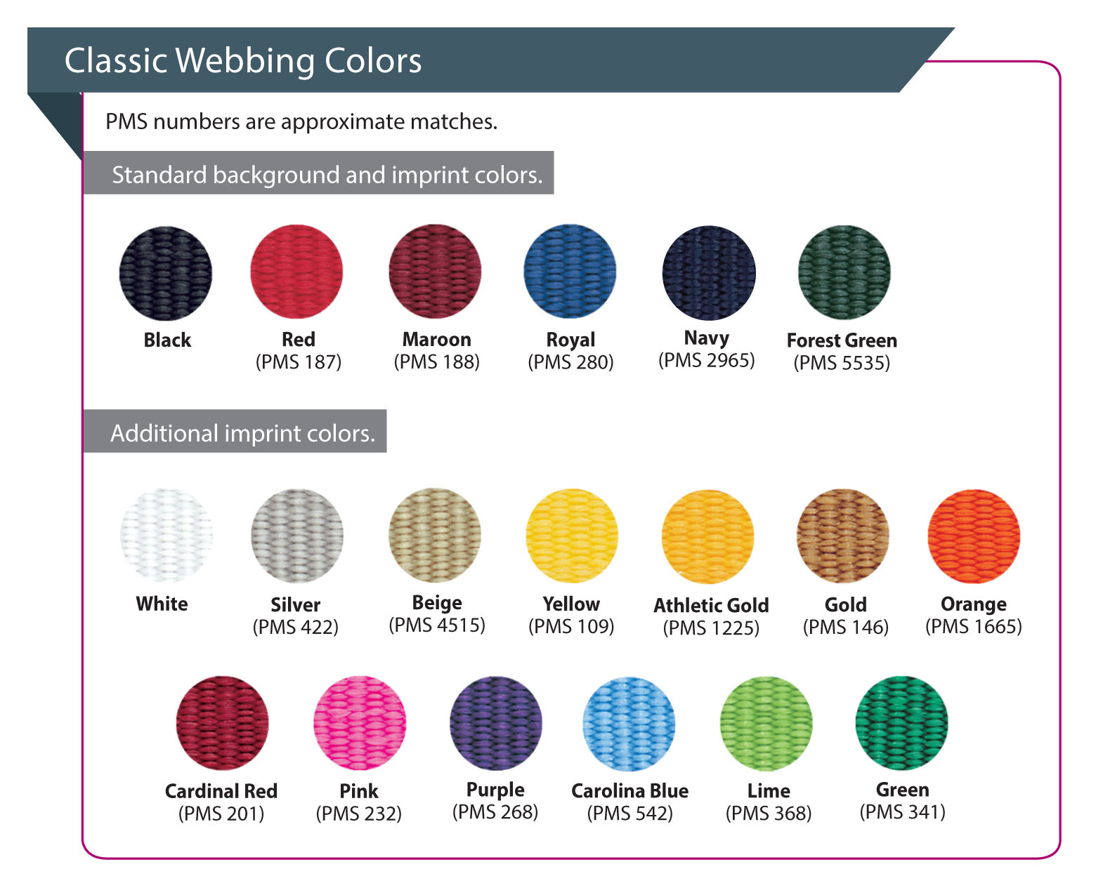 1" Woven Wristband - "Classic" Weave 5