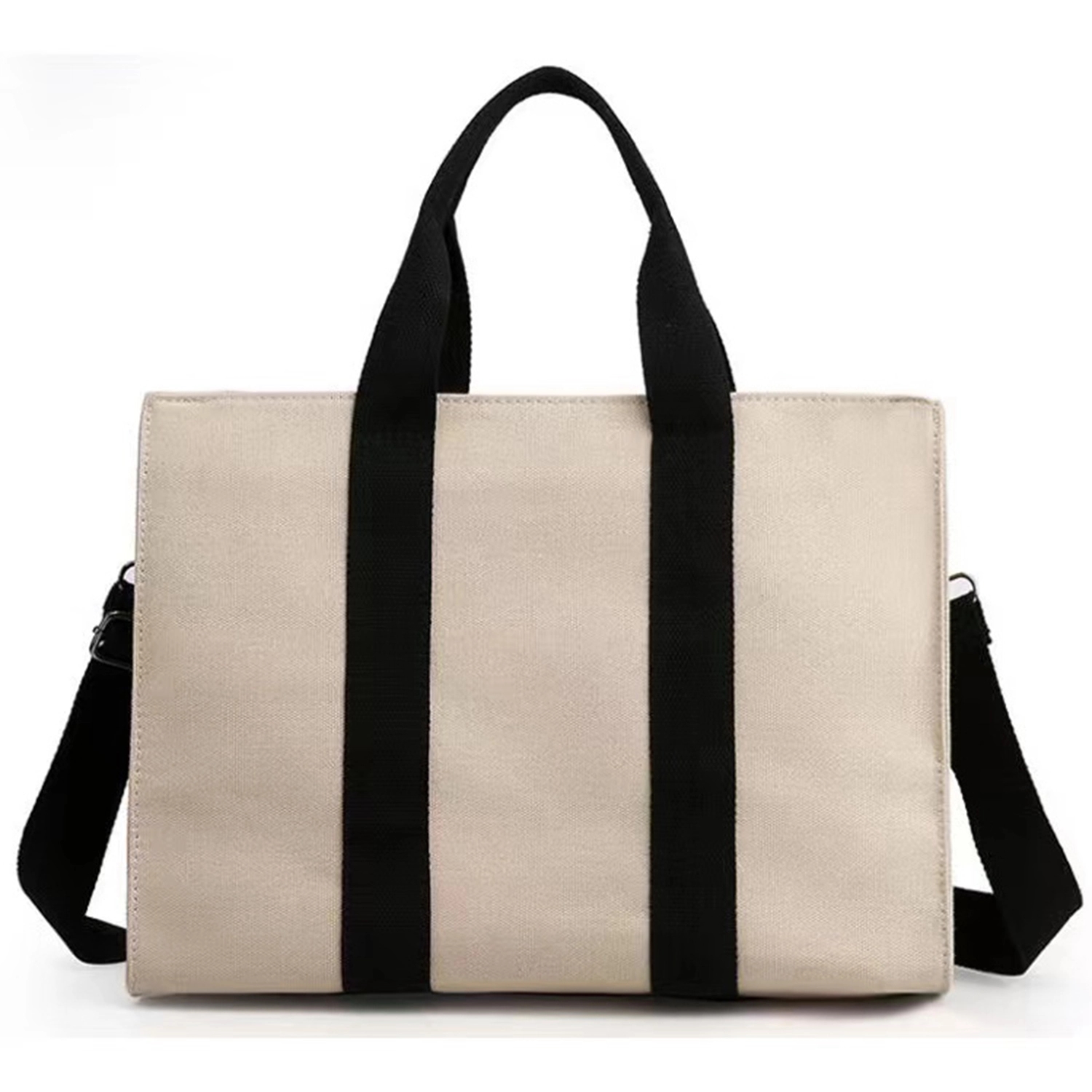 Canvas Zipper Tote Bag, custom tote bag with logo imprint 3