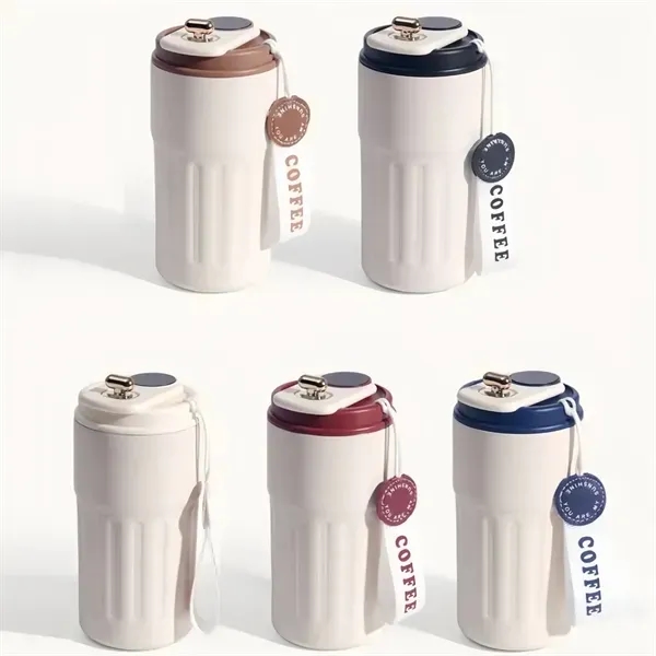 Premium Insulated Stainless Steel Coffee Mug - 15oz Capacity 4