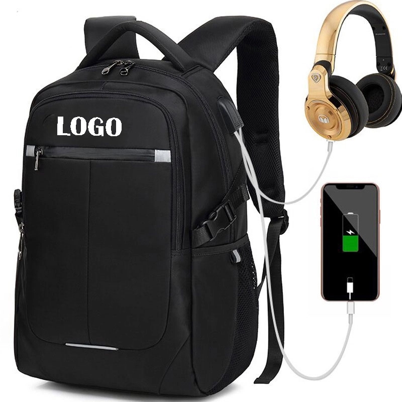 Backpack With Usb Charging Port And Reflective Stripe 4