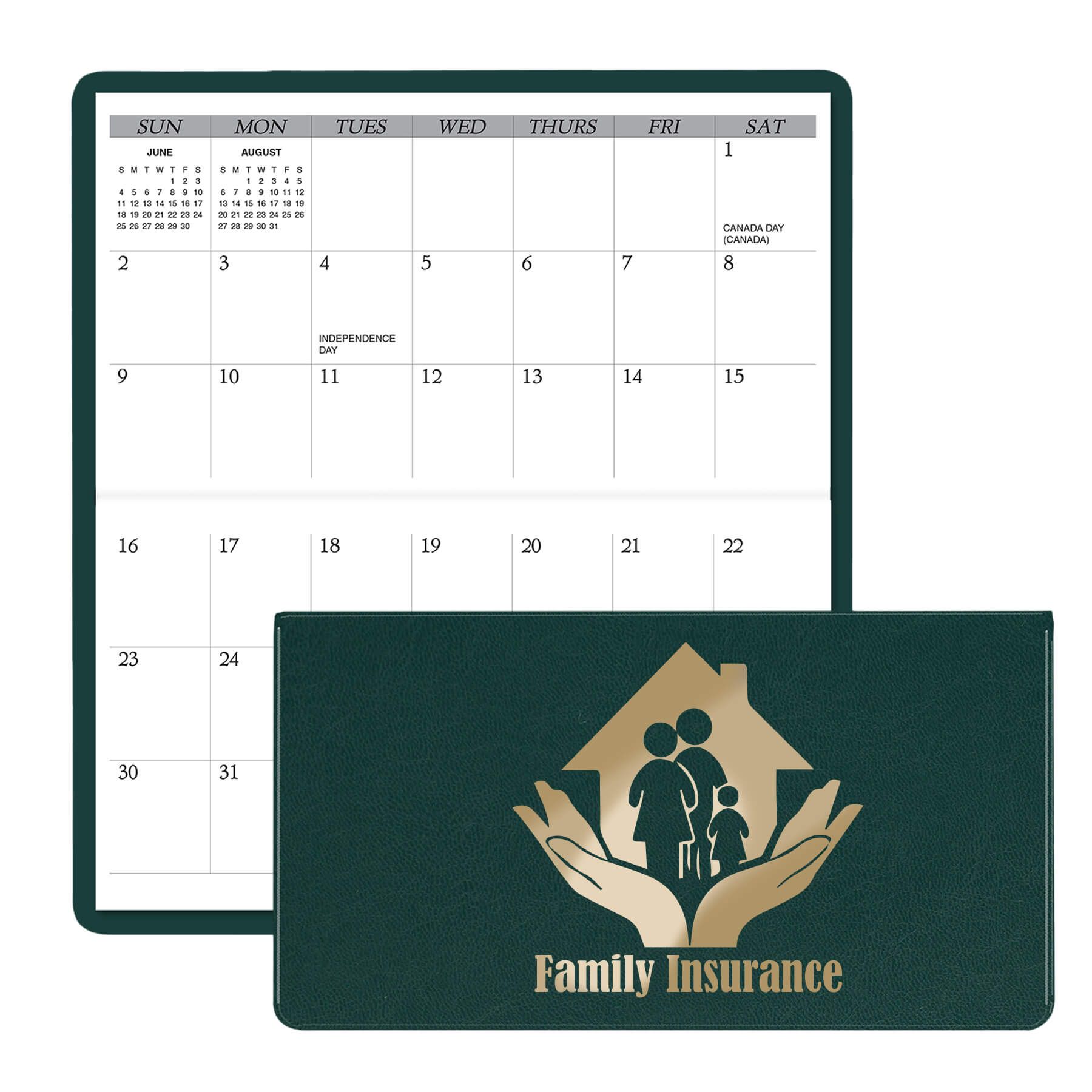 Executive Horizontal Monthly Pocket Planner 5