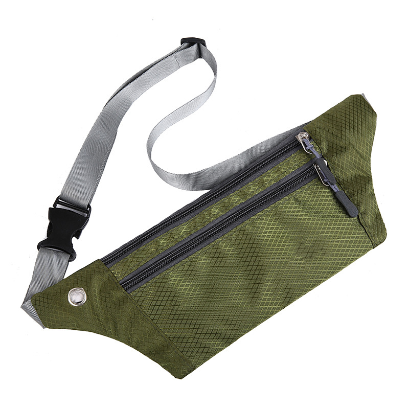 "Zippers Adjustable Waist Strap Fanny Pack" 2