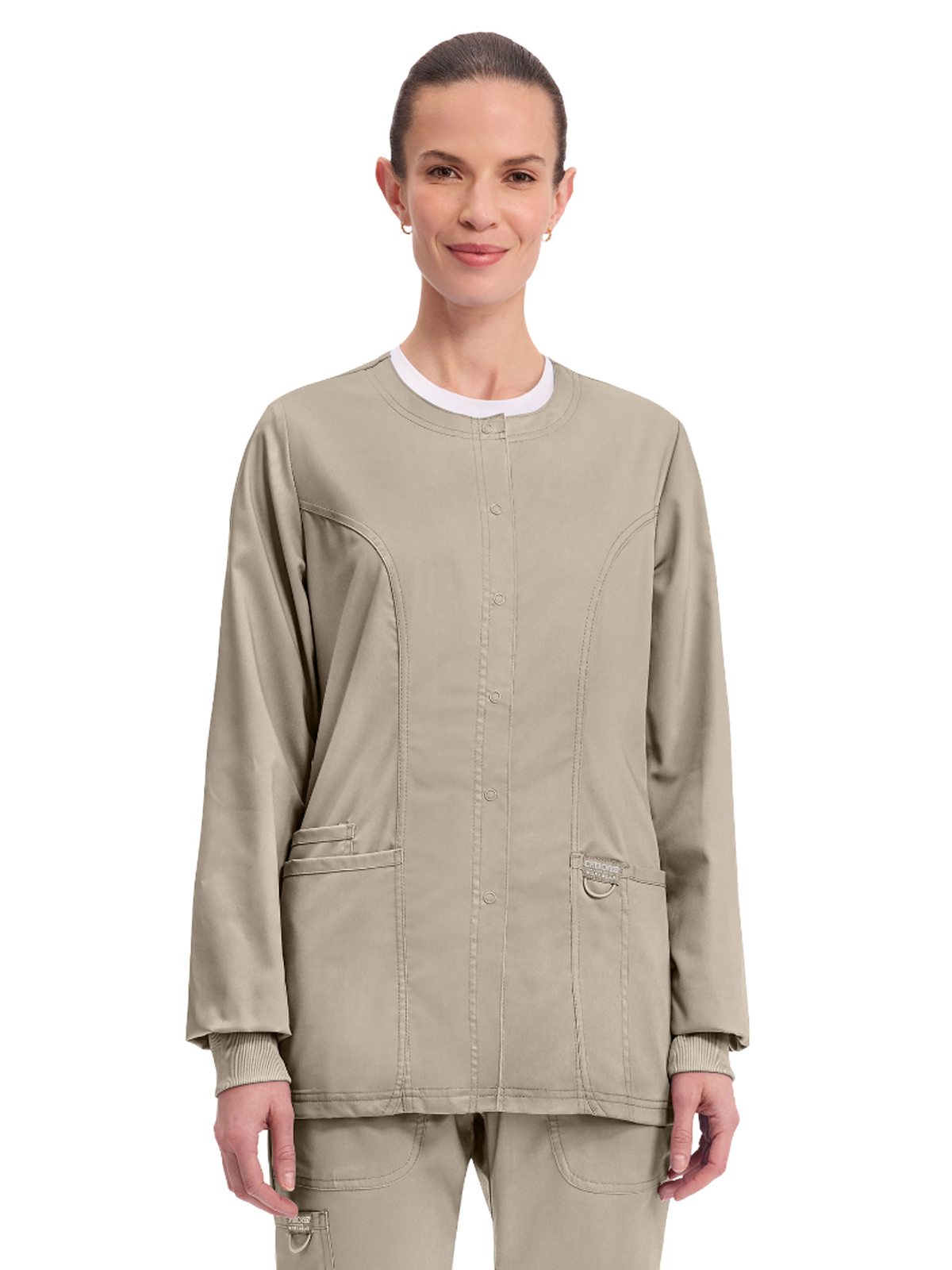 Cherokee - Workwear Revolution - Women's 3-Pocket Snap Front Jacket 45