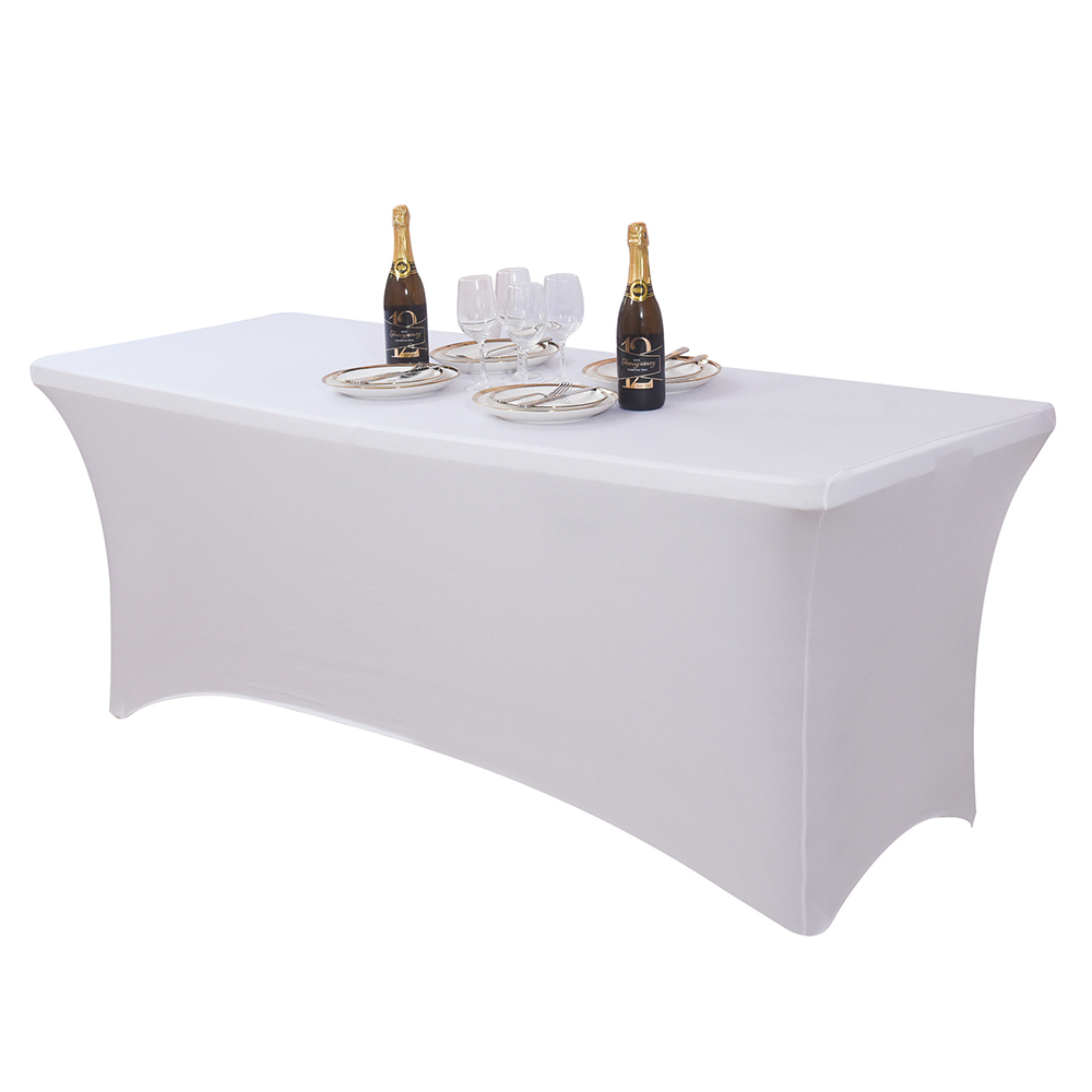 6ft elastic tablecloth custom 6