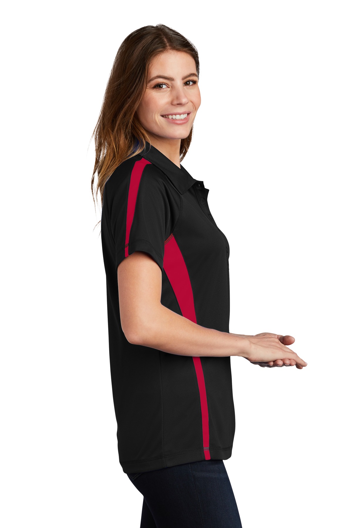 Women's PosiCharge Micro-Mesh Colorblock Polo