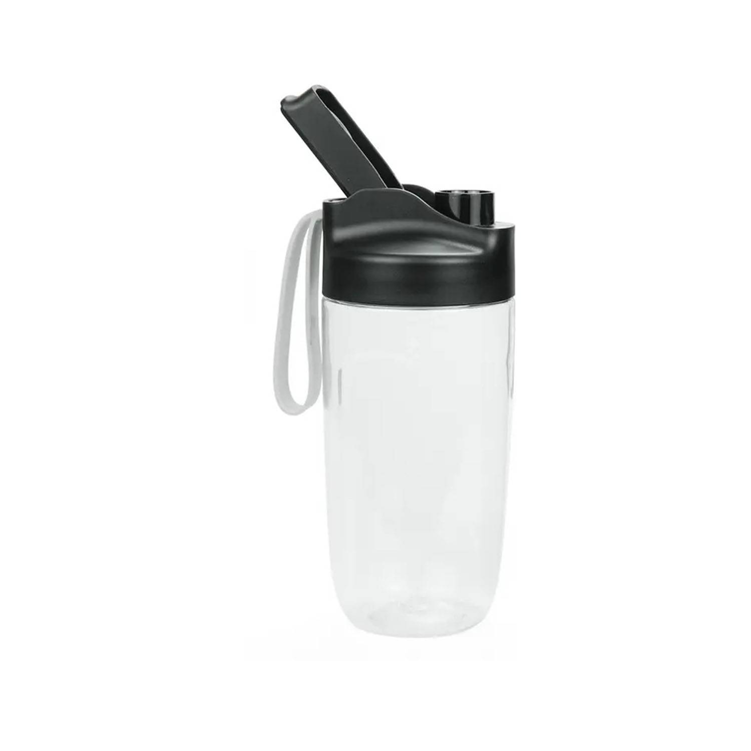 14oz PC large capacity shaker bottle with sling 3