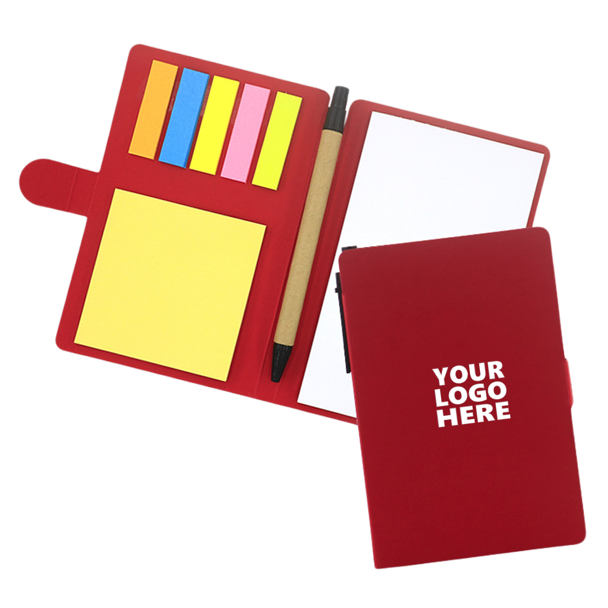 Sticky Notebook With Ballpoint Pen MOQ100 2