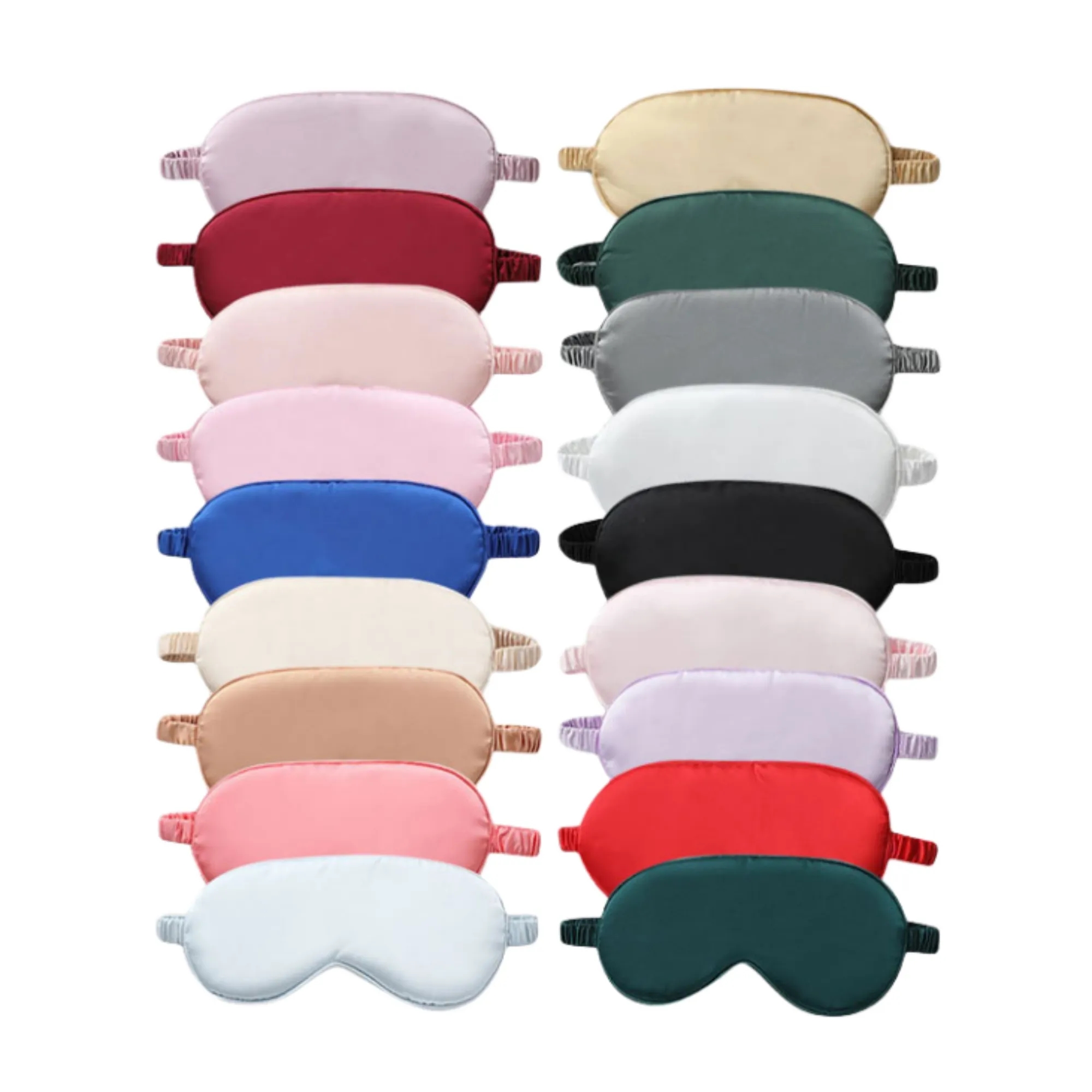 Custom Colorful Silk Sleep Eye Mask 5