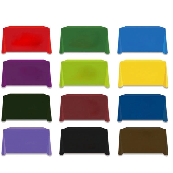 3-Sided Economy 8 Ft Table Covers 8