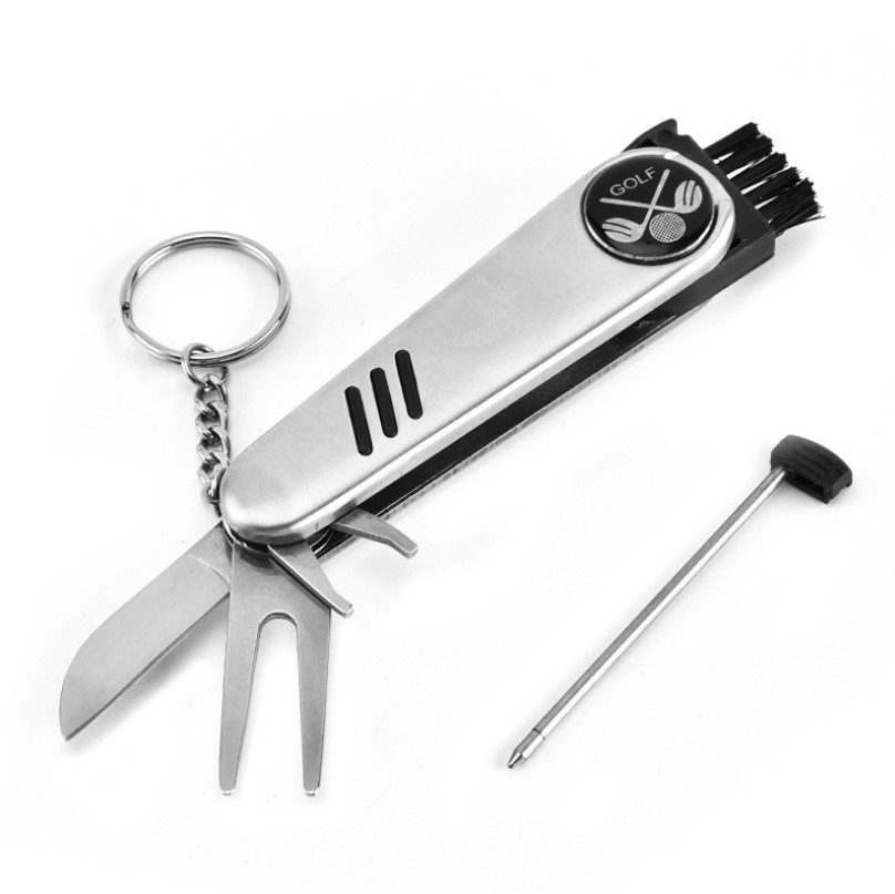 Stainless Steel Key Chain Pocket Golf Multi-Tool 6