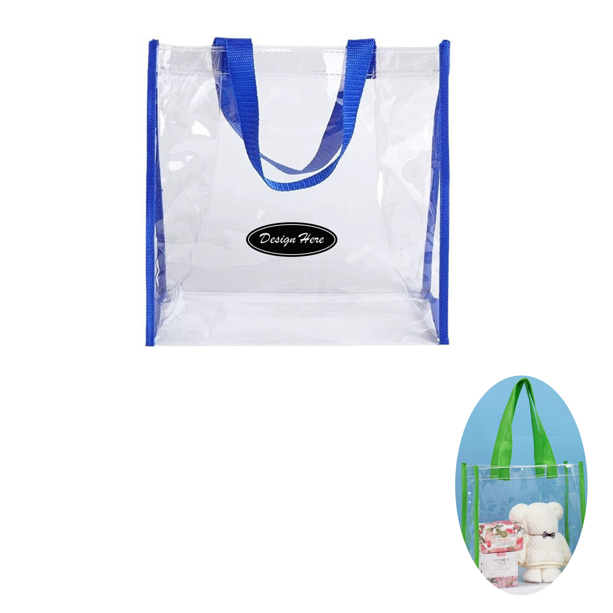 Clear Vinyl Security-Approved Shoulder Tote 5