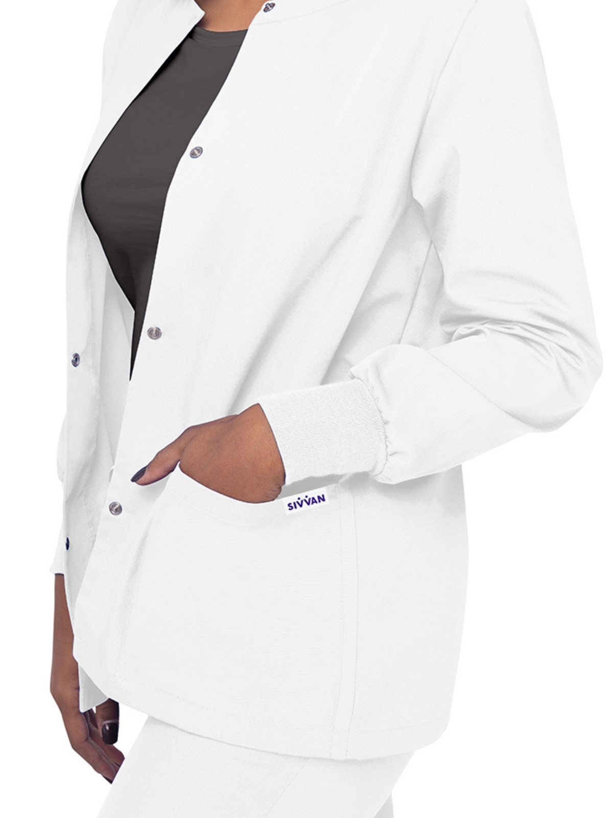 Adar - Sivvan - Women's Warm-Up Snap Close Jacket 23