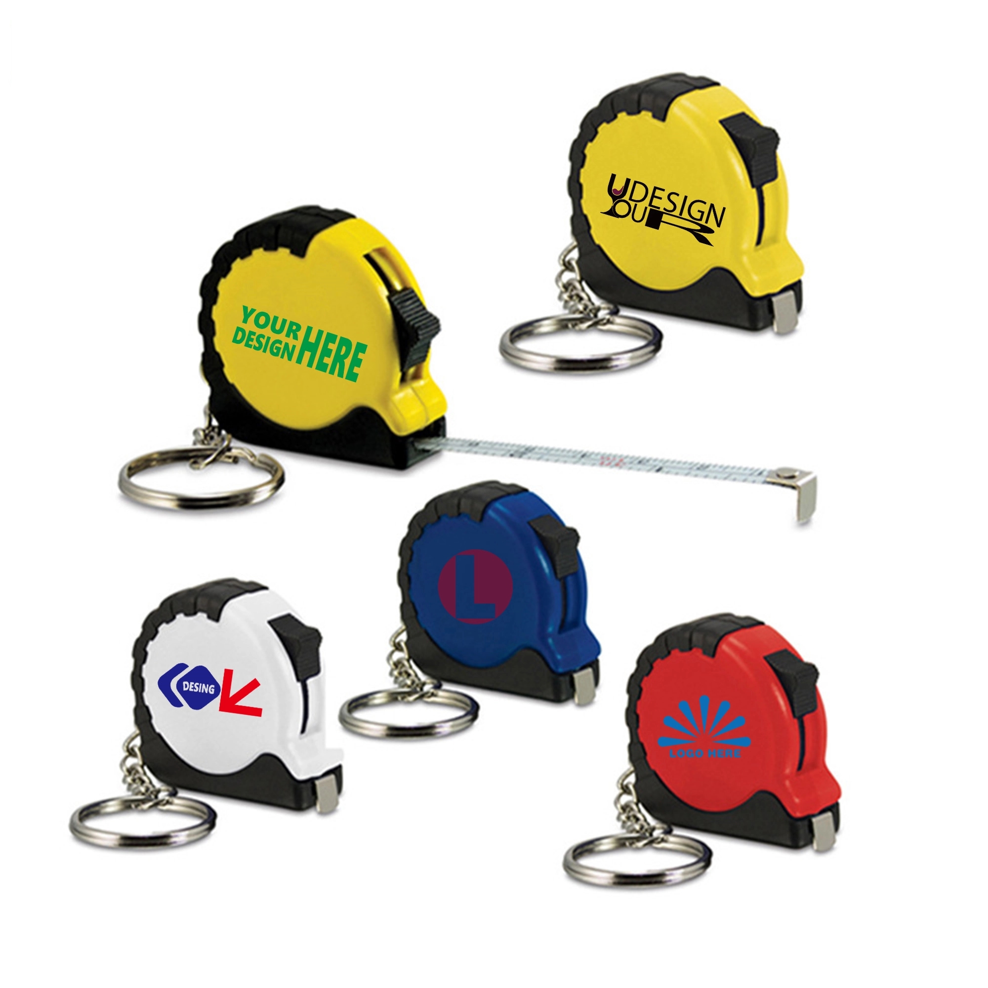 Mini Tape Measure Keychain 10