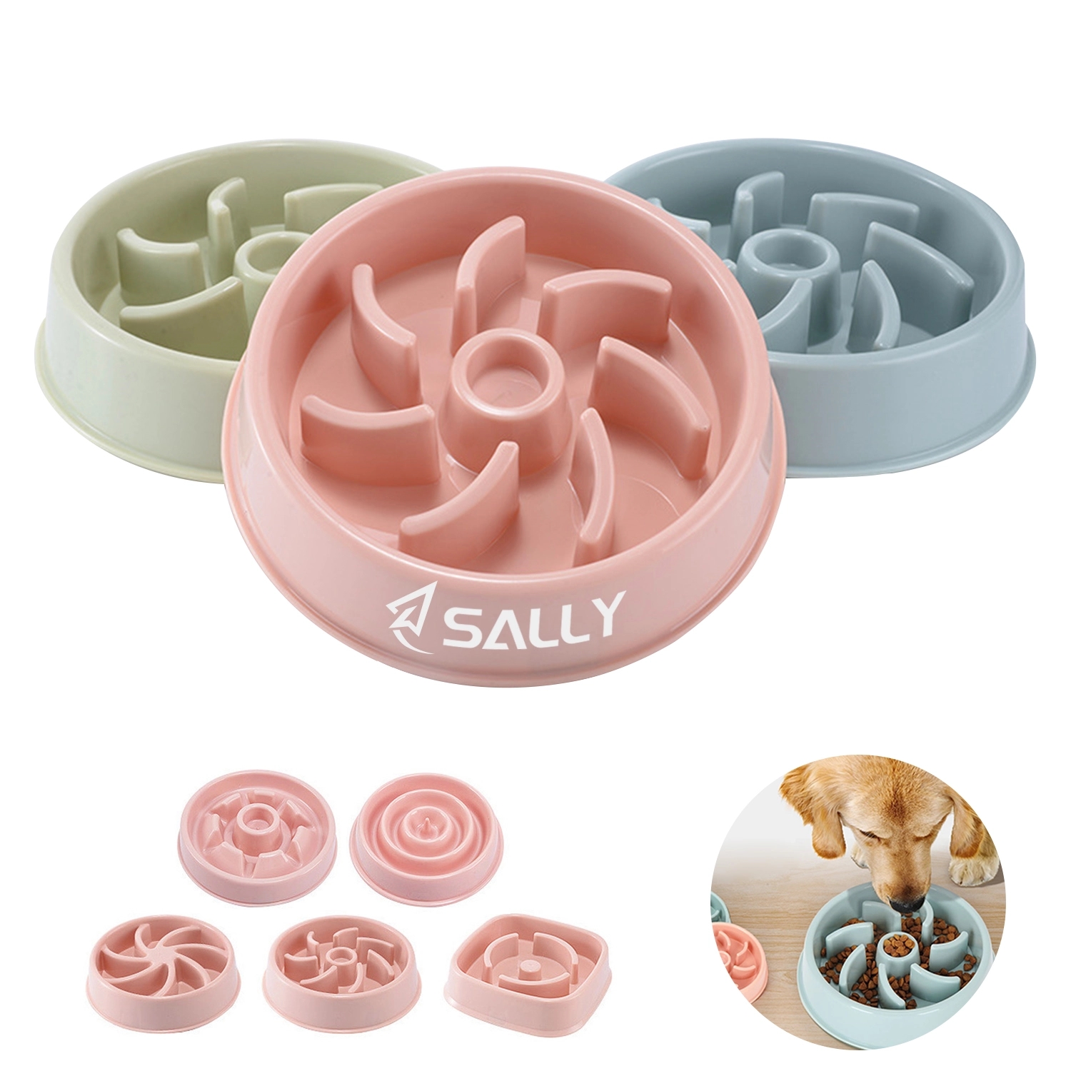 Slow Feeder Pet Bowl 1