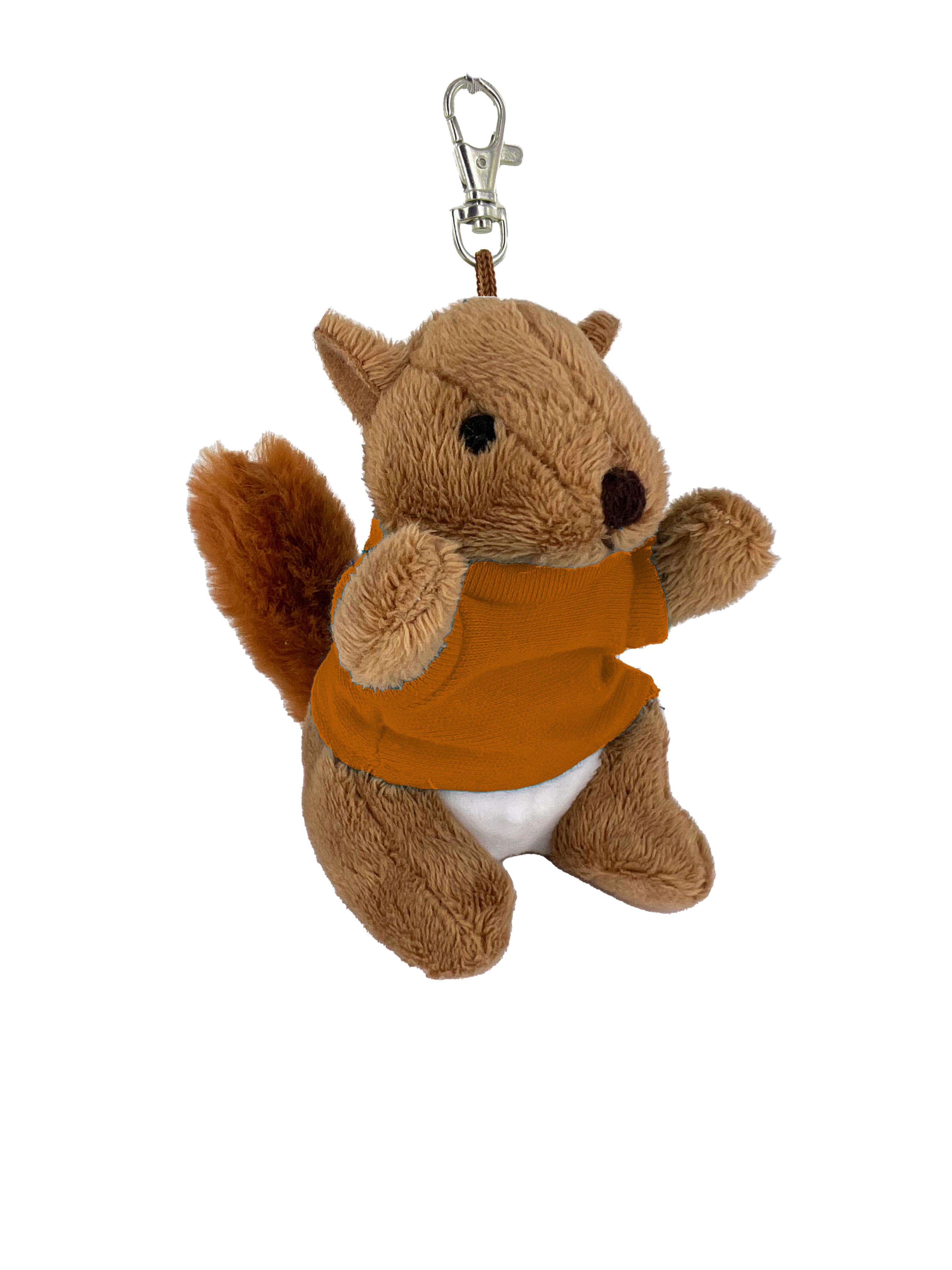 Soft Plush Squirrel 4" Keychain 3