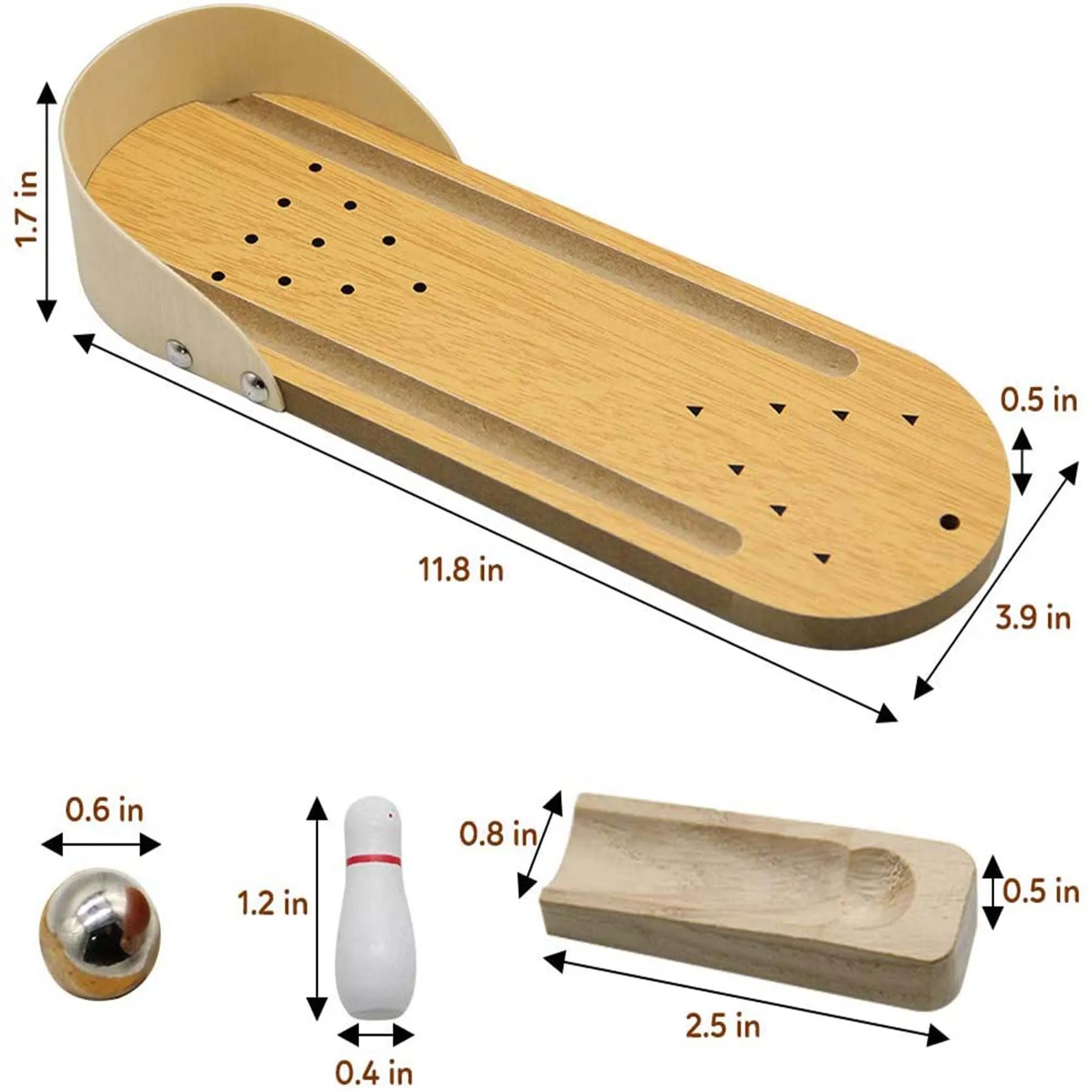 MOQ10 Mini Bowling Set Board Game 3