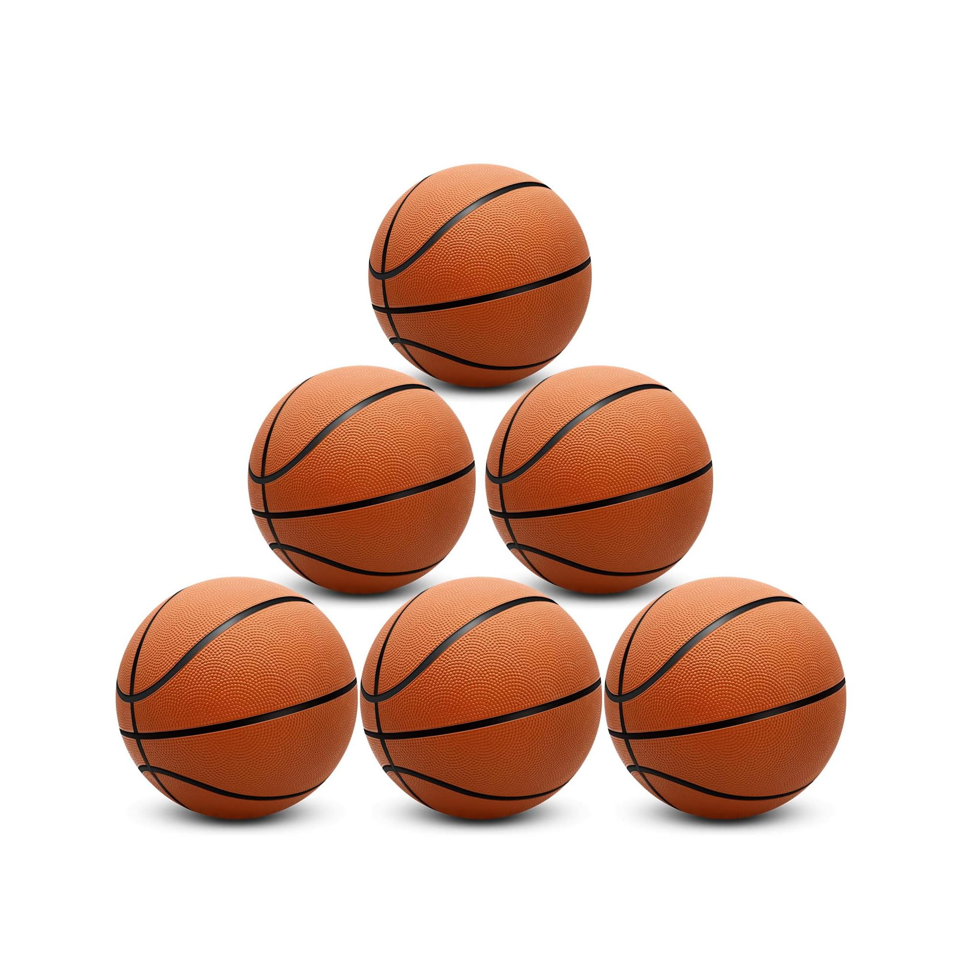 7-inch Children's Rubber Mini Basketball 4