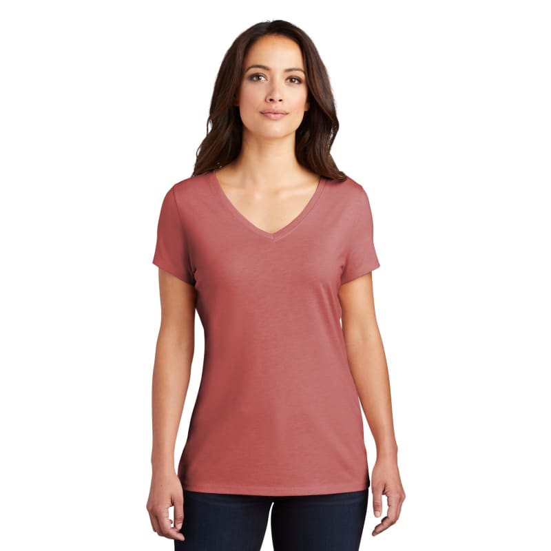 District Women's Perfect Tri V-Neck Tee. 74