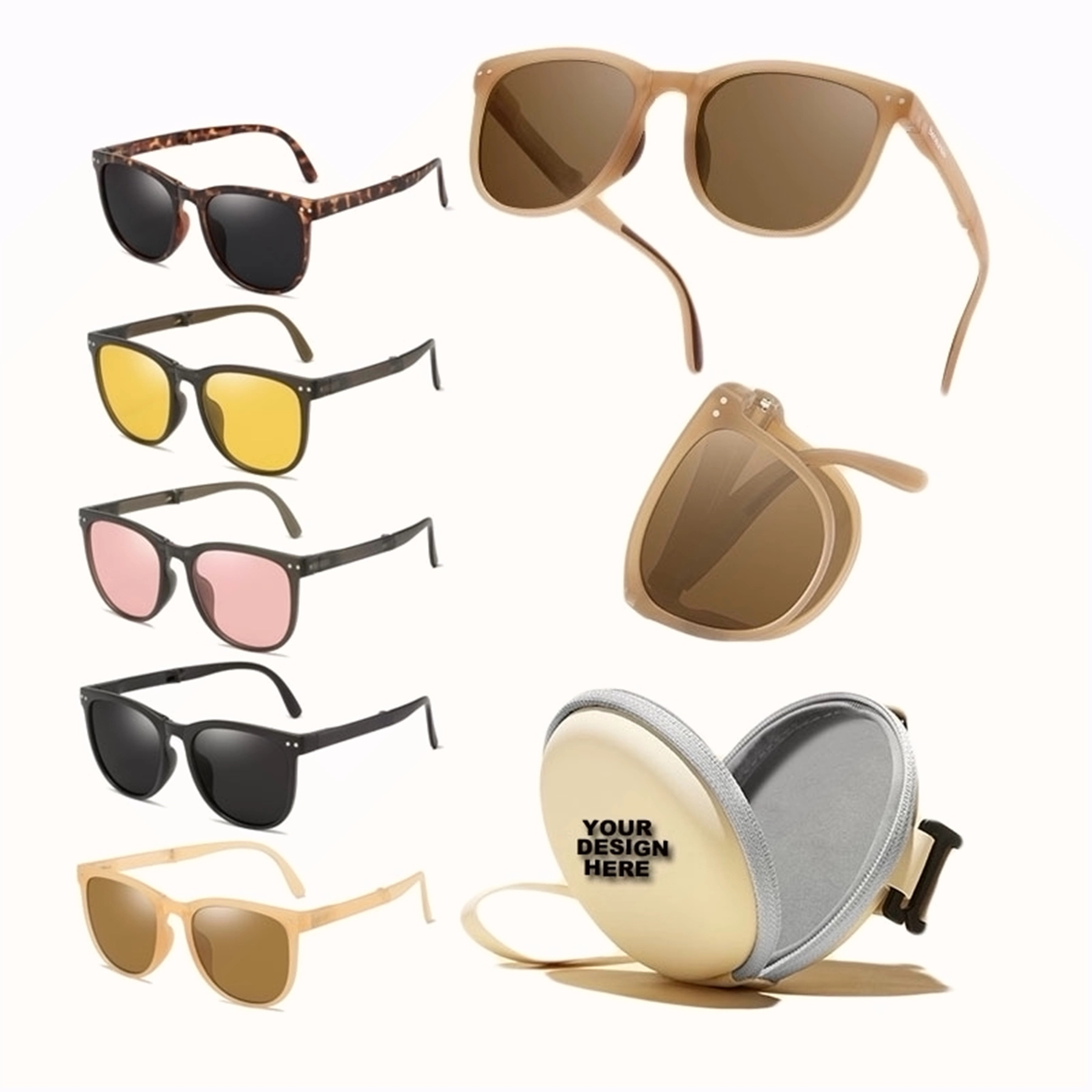 Uv Blocking Foldable Sunglass With Box 2