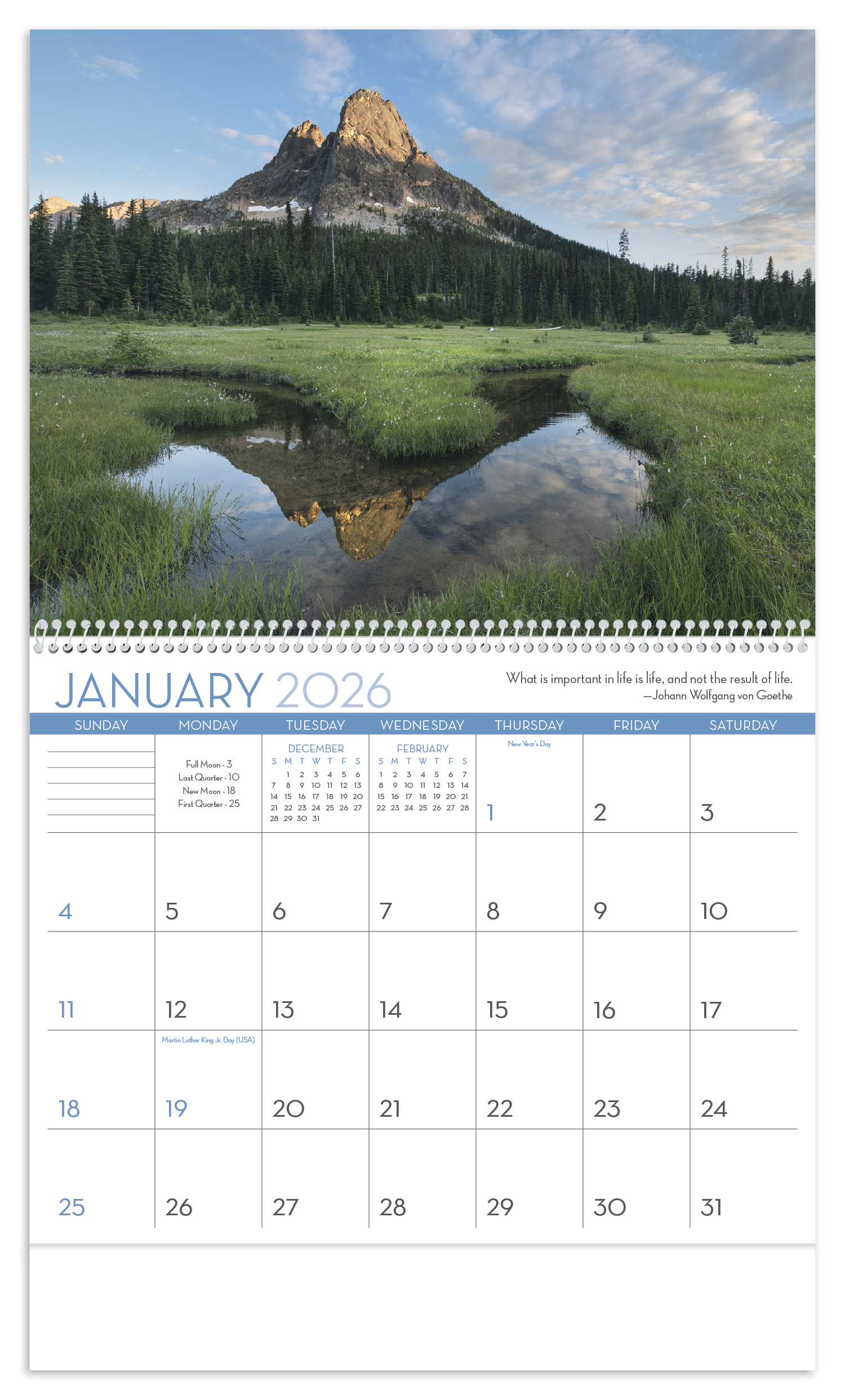 Triumph® Calendars Scenic Inspirations Calendar 12