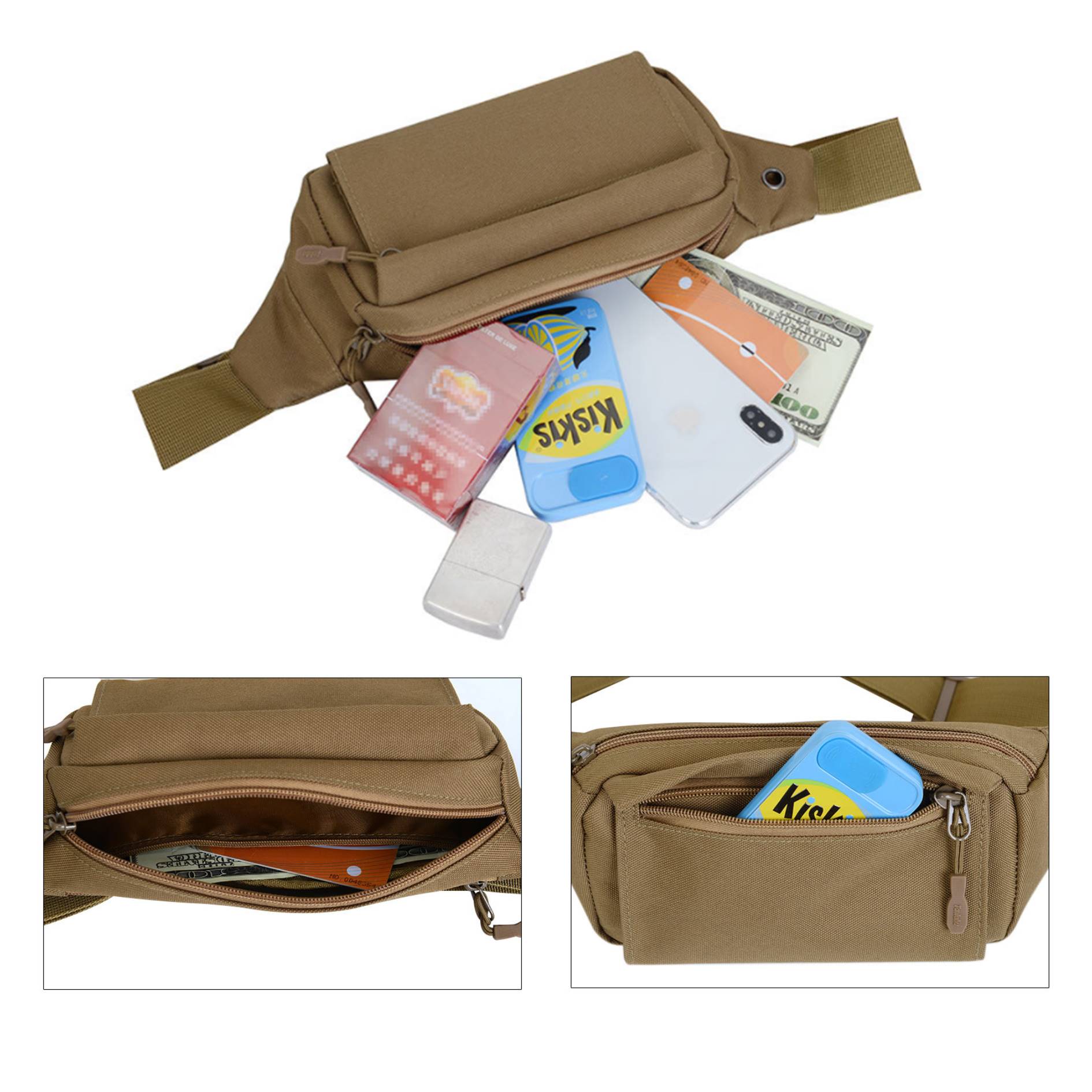 Tactical Camouflage Sports Waist Bag 3