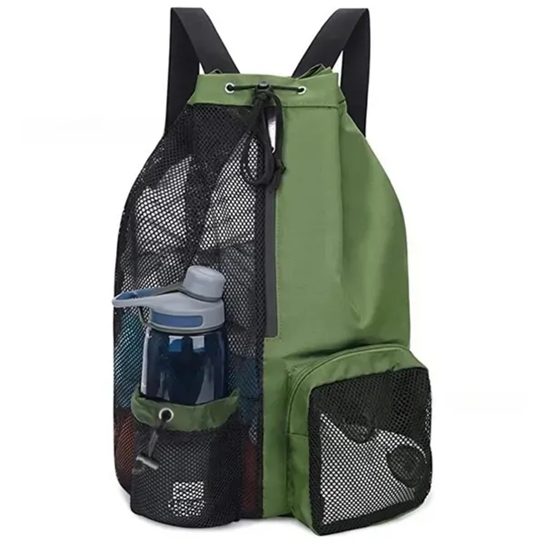 Large Mesh Mommy Backpack with Waterproof Swim Bag for Pool 5