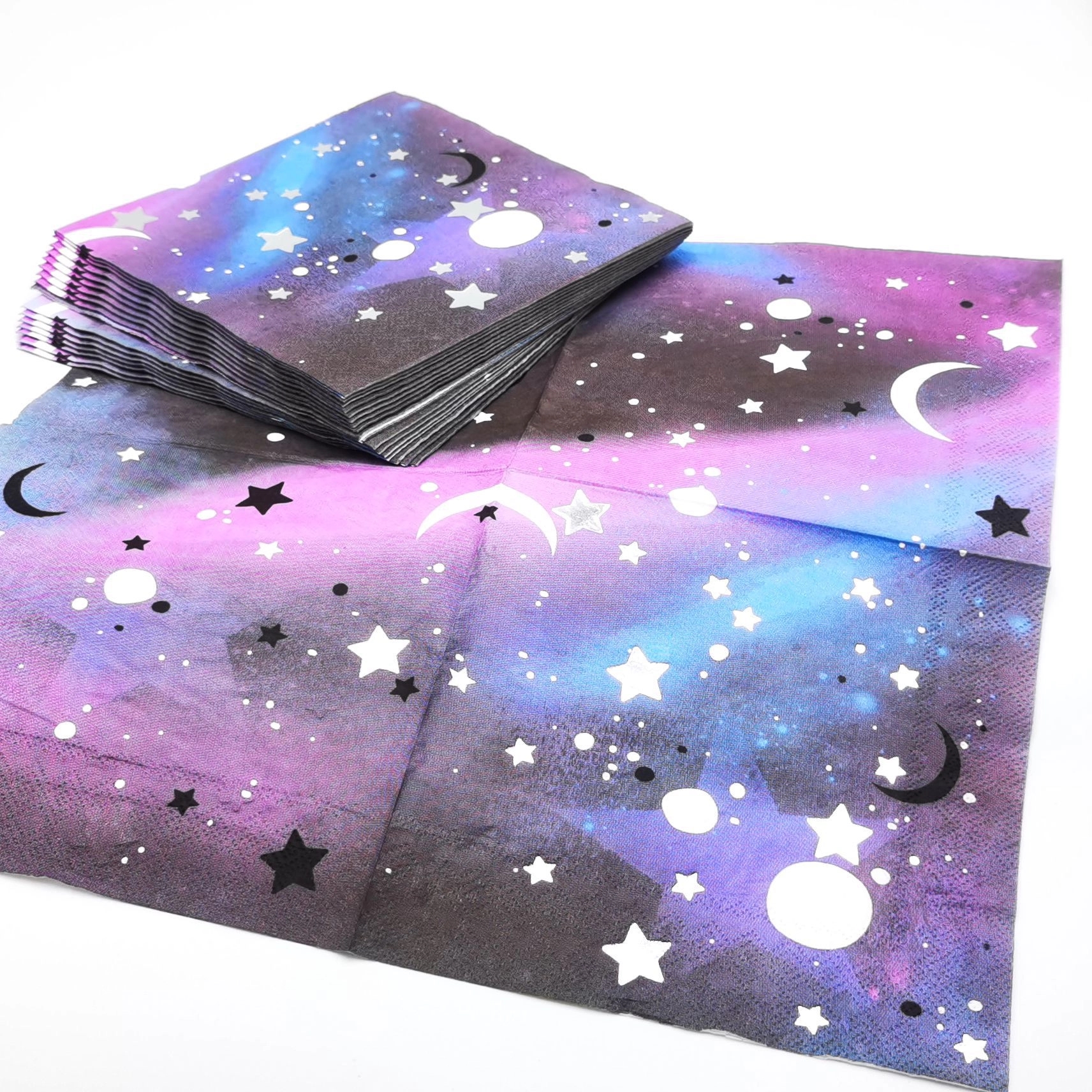 Custom Starry Night Luncheon Napkins 3