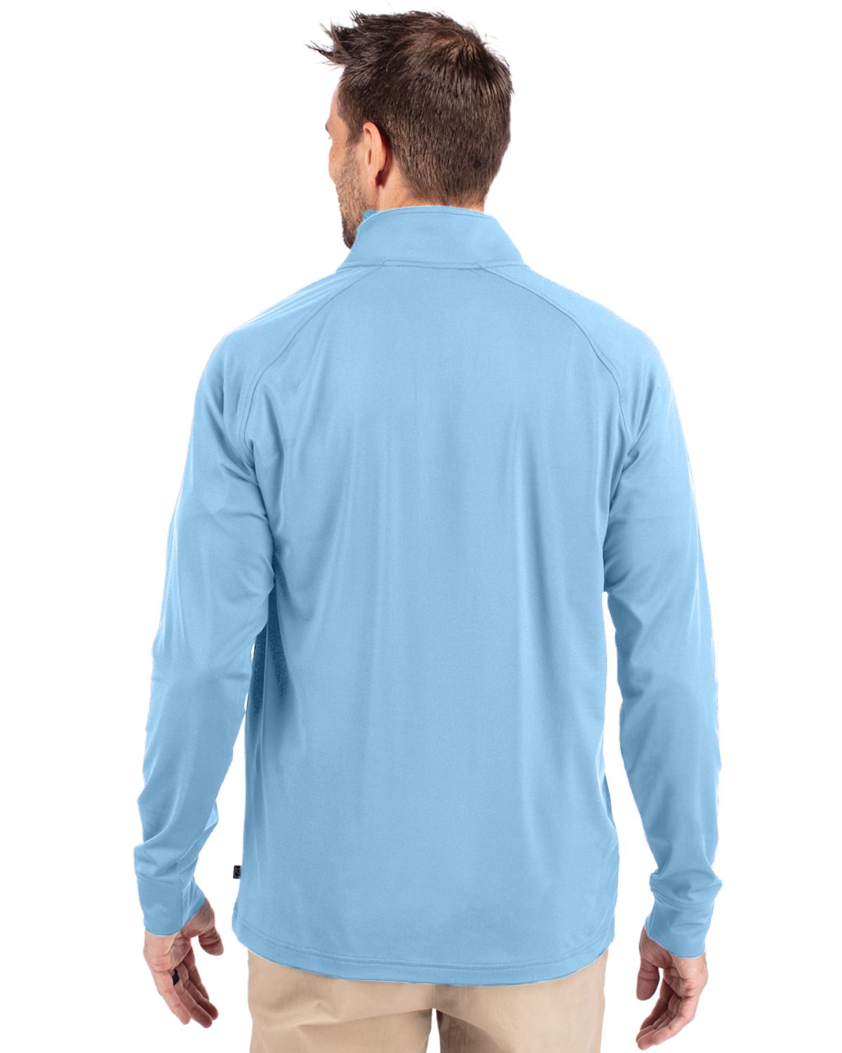 Cutter & Buck Adapt Recycled Soft Knit Stretch  Mens Quarter Zip Pullover 5