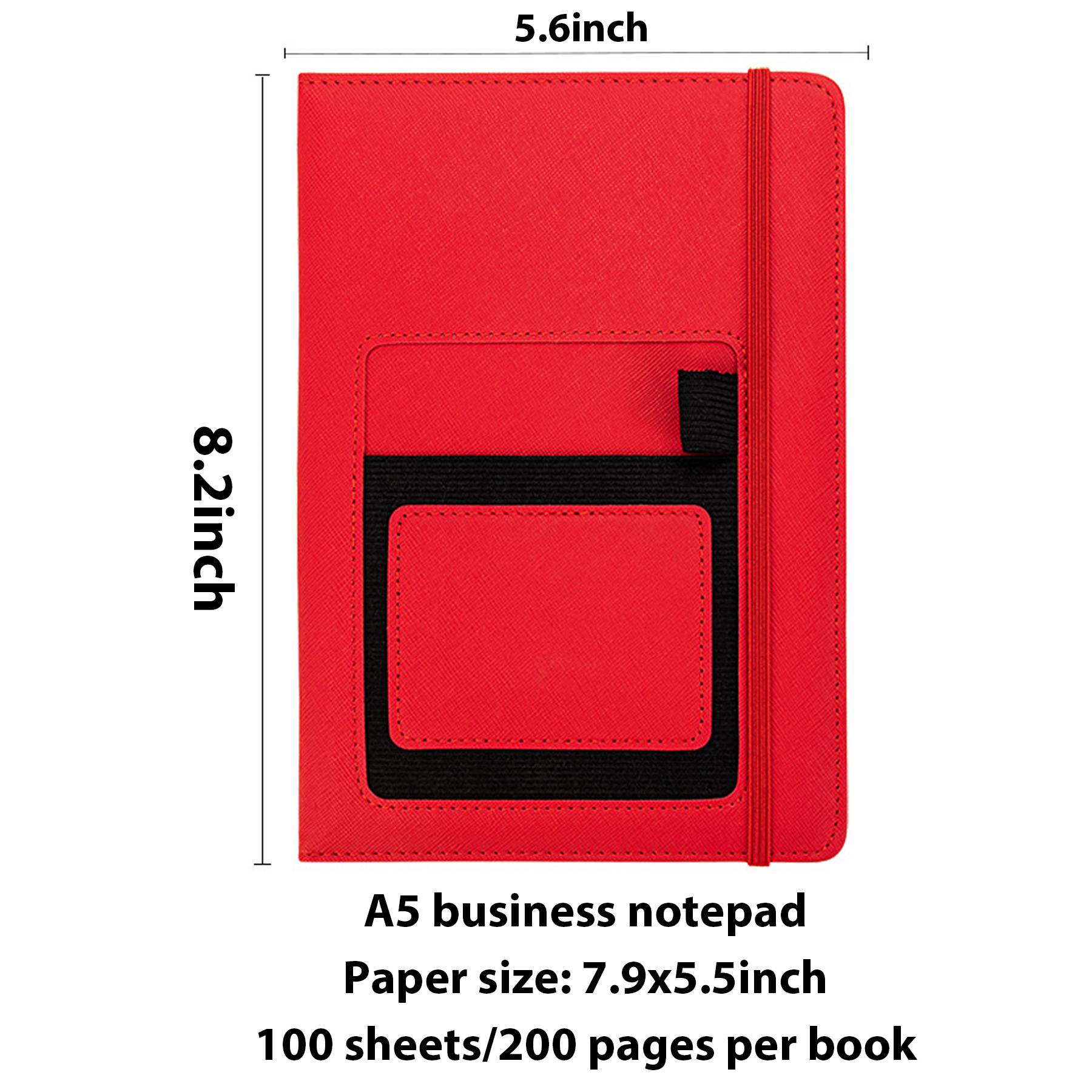 Multi Functional A5 Notebook With Pocket 3