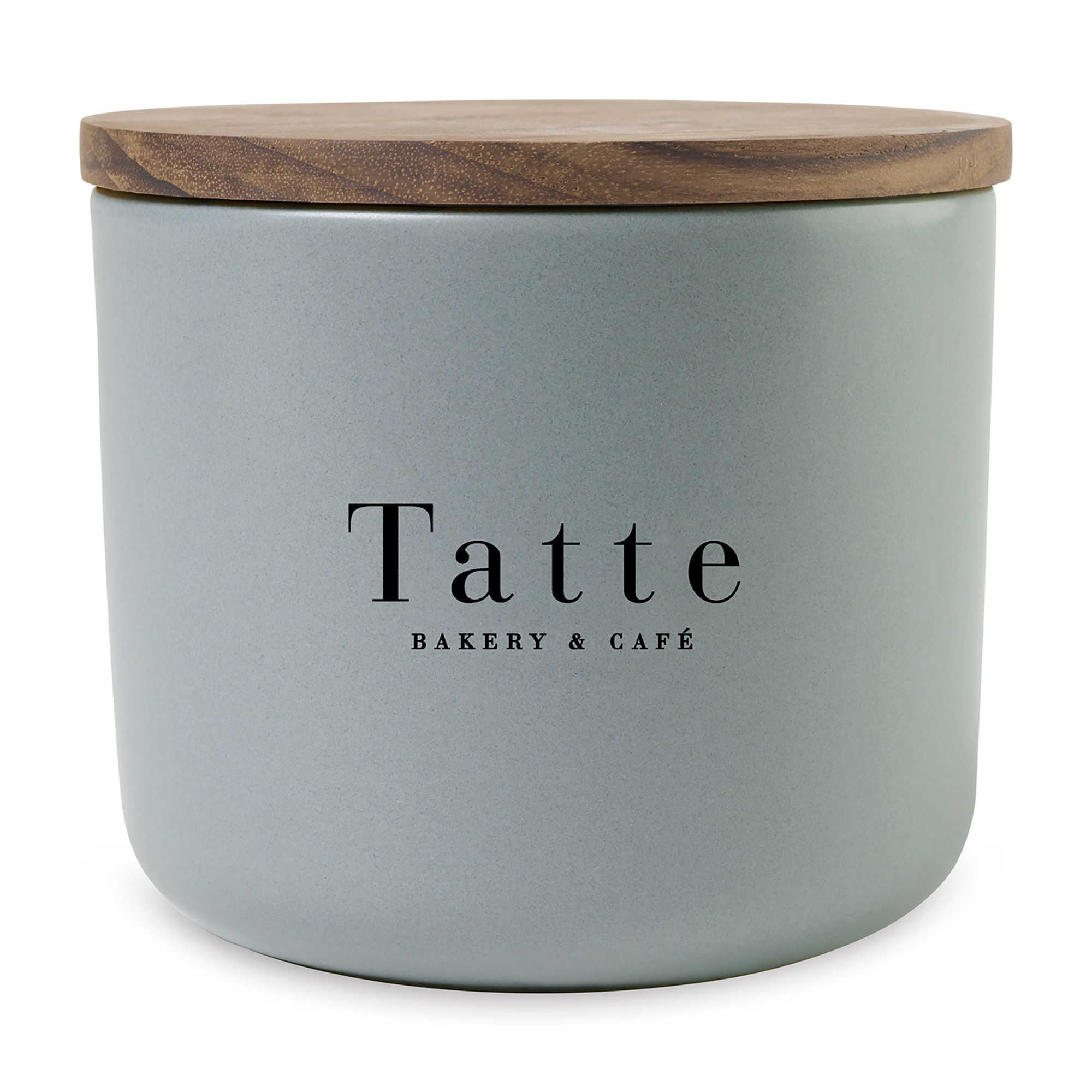 Be Home® Brampton Stoneware Container - Medium, custom kitchen gadget with logo imprint 4