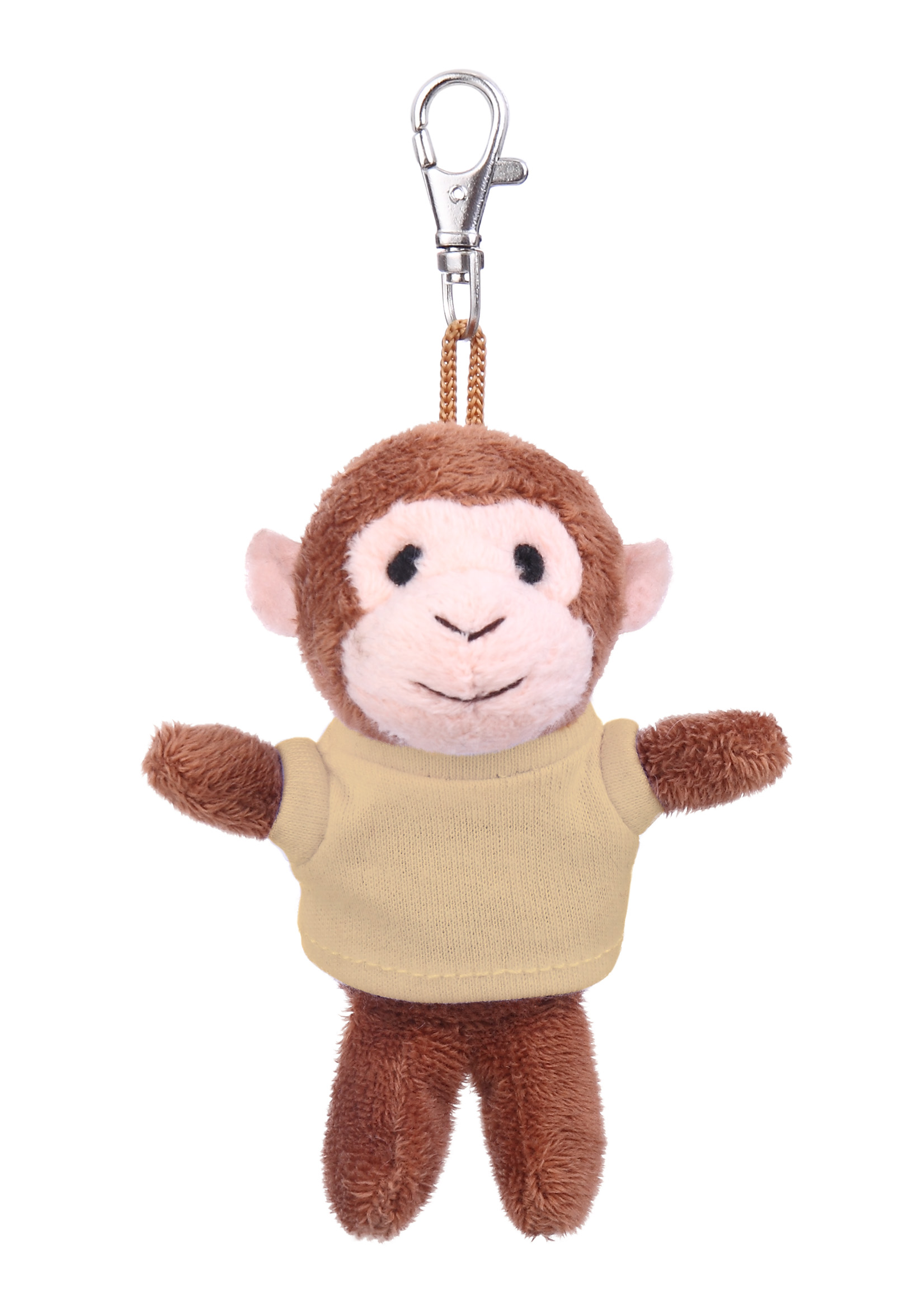 Soft Plush Monkey Keychain with Tee 15