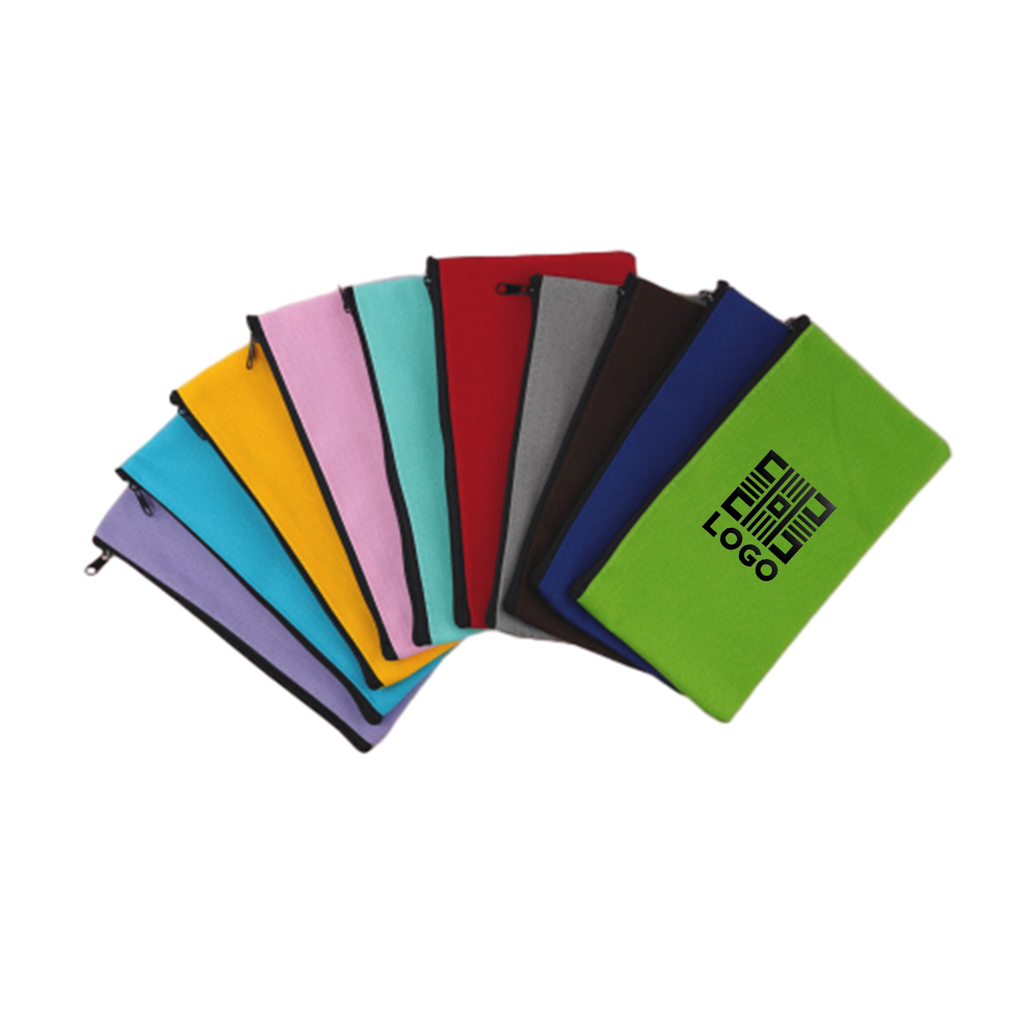 Customizable Colorful Canvas Stationery Bag 2