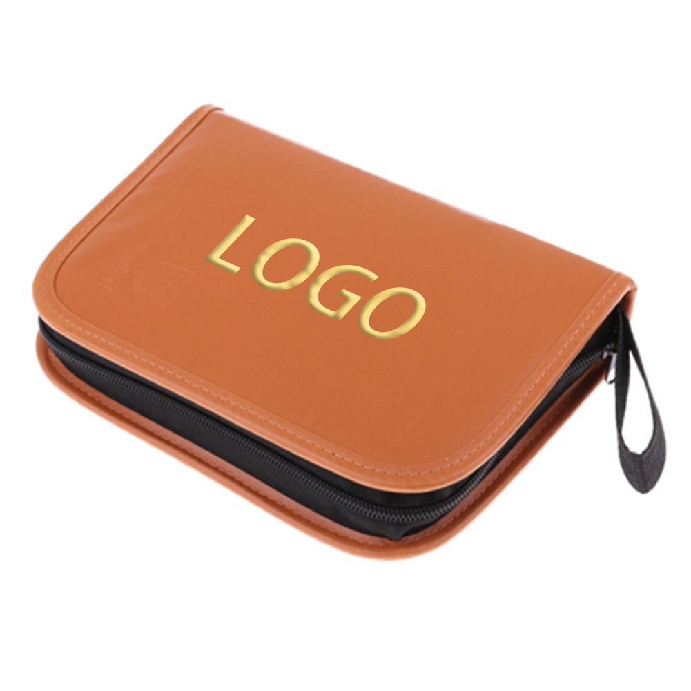 Portable Foldable Leather Golf Organizer 1