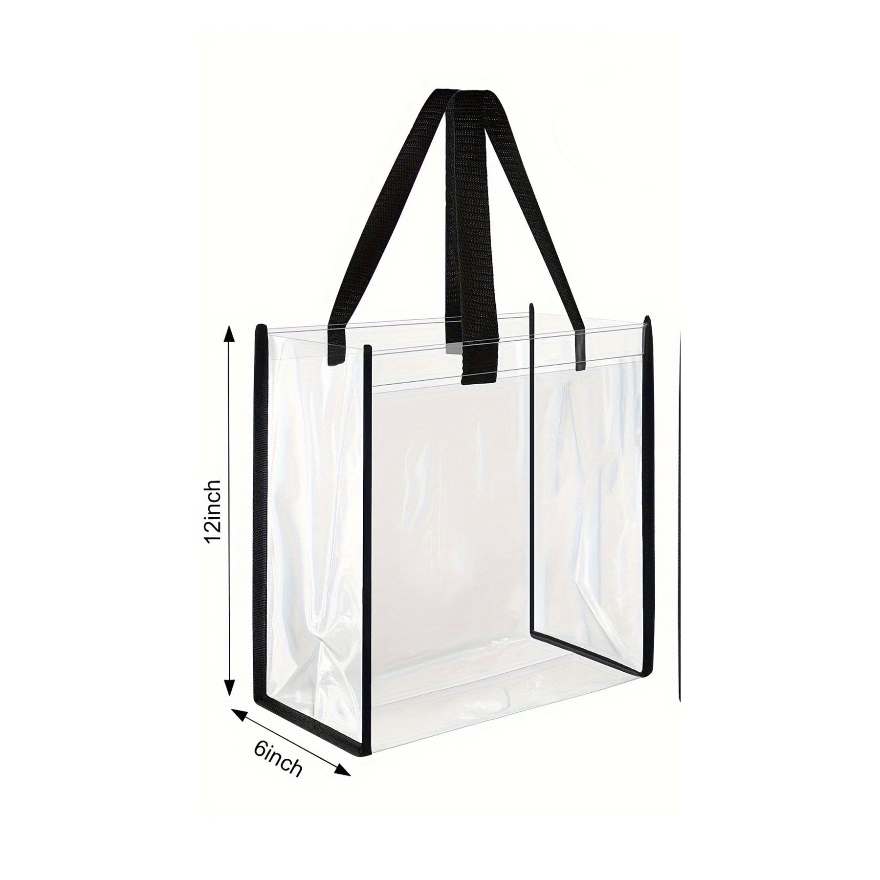 Clear Pvc Stadium Tote Bag 2