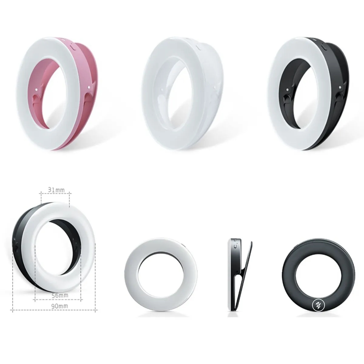 Clip On Selfie Ring Lights 4
